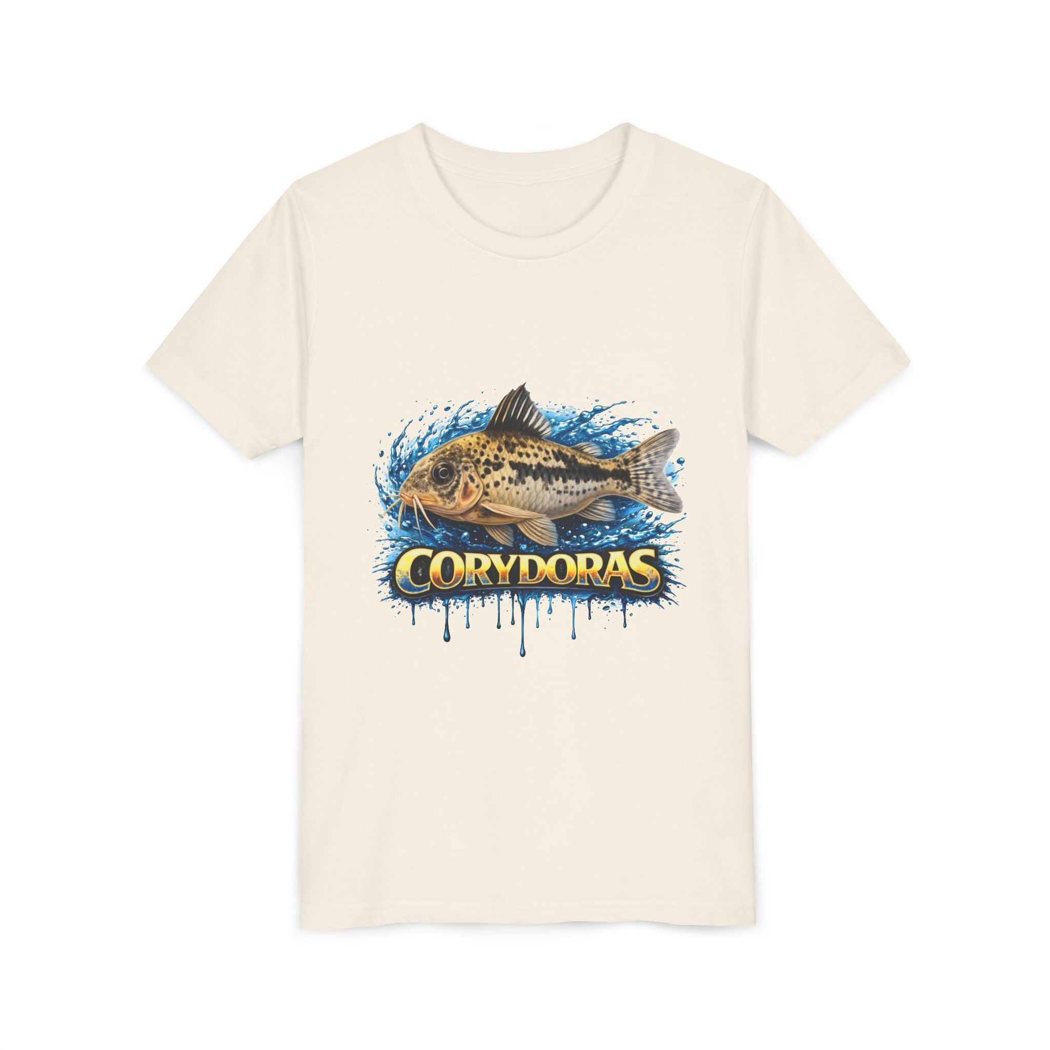 Corydoras Fish Youth Tee – Cute Aquarium Catfish Graphic Shirt