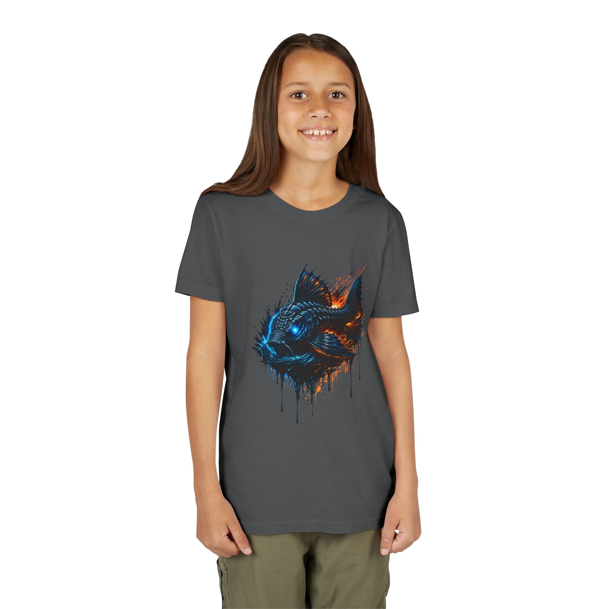 Armored Pleco L-185 – Youth Premium Fine Jersey Tee