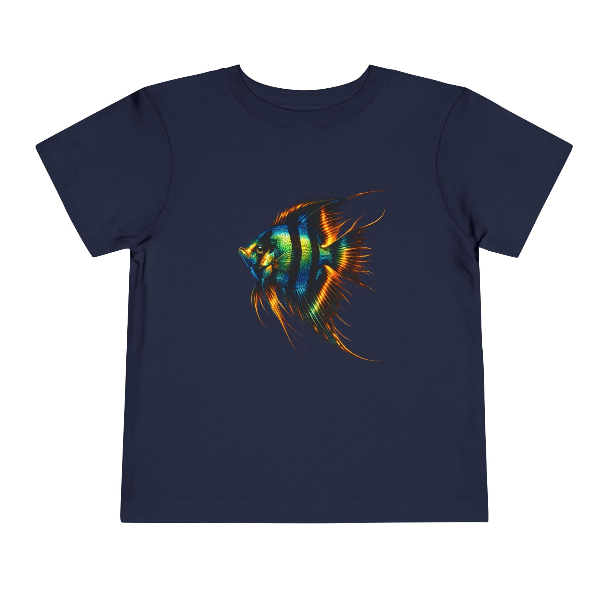 Toddler Tee - Colorful Aquarium Angelfish Graphic Shirt