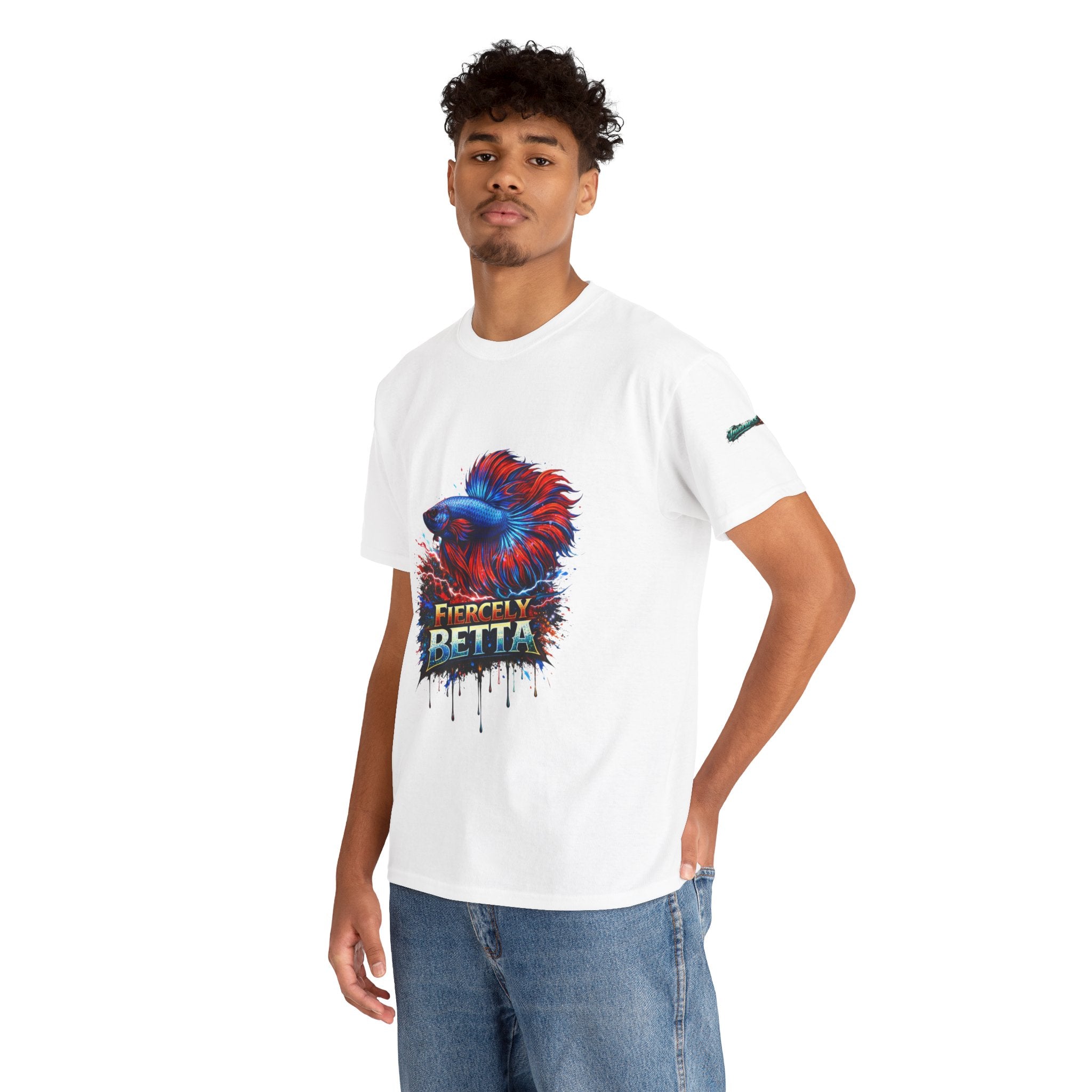 Betta Fish T-Shirt — Fiercely Betta Colorful Aquarium Fish Tee