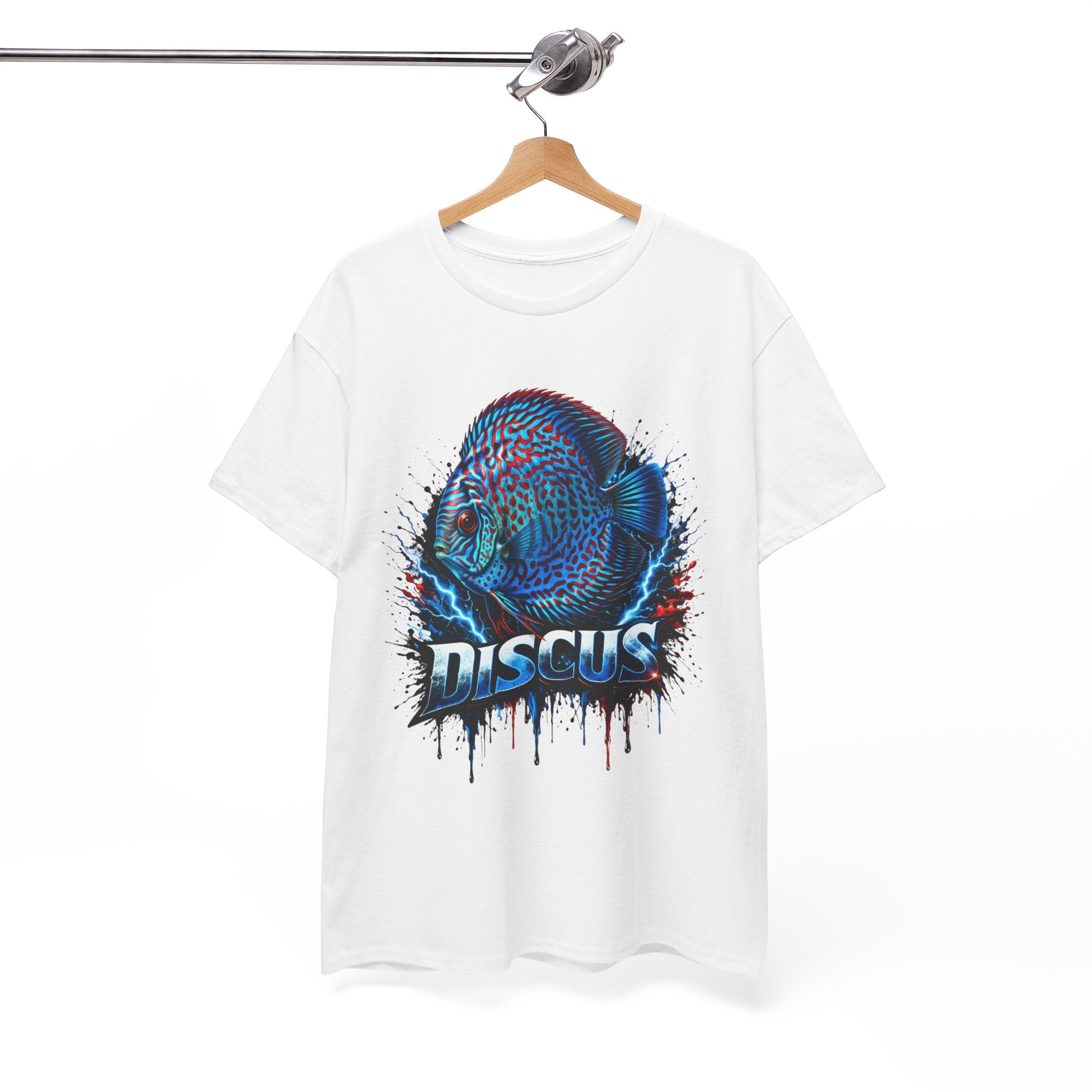 Discus Fish Graphic Tee - Vibrant Aquarium Fish Shirt
