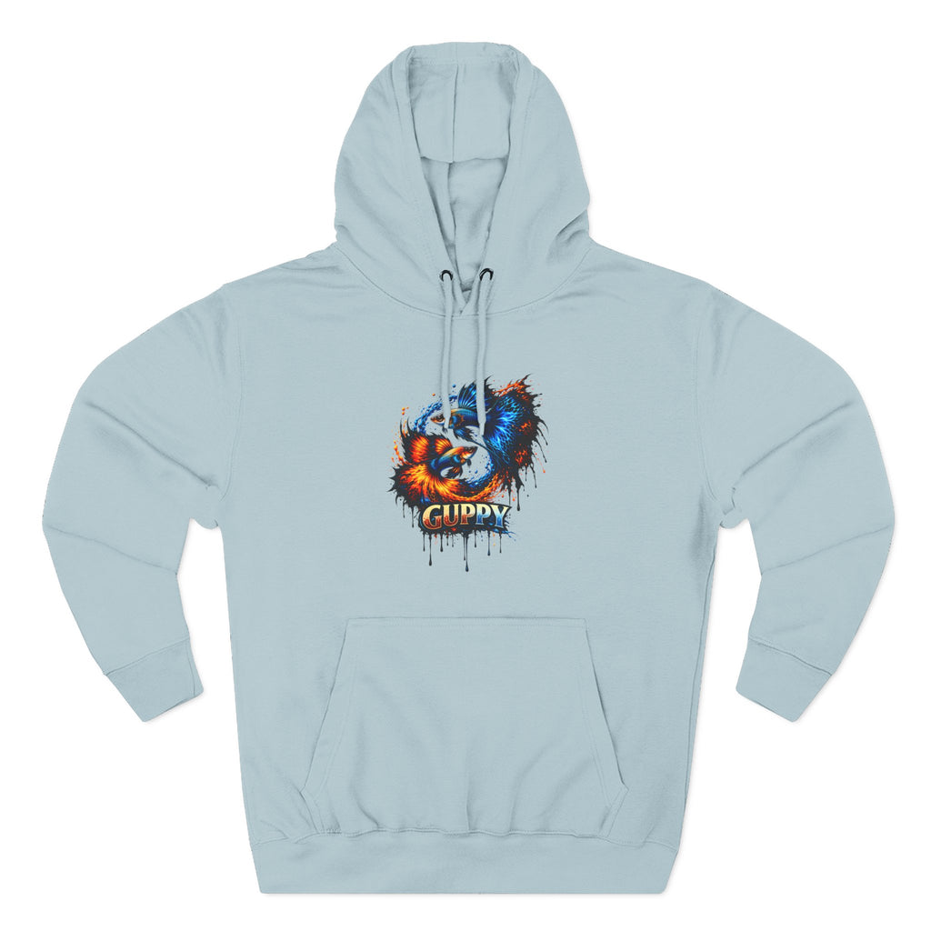 Fire & Ice Guppy – Premium Three-Panel Fleece Hoodie