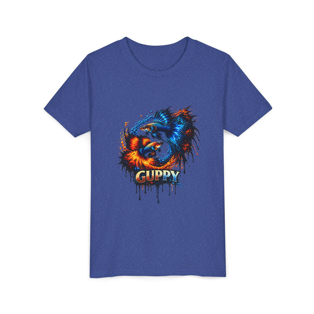 Fire & Ice Guppy – Youth "Neon Flare" Premium Tee