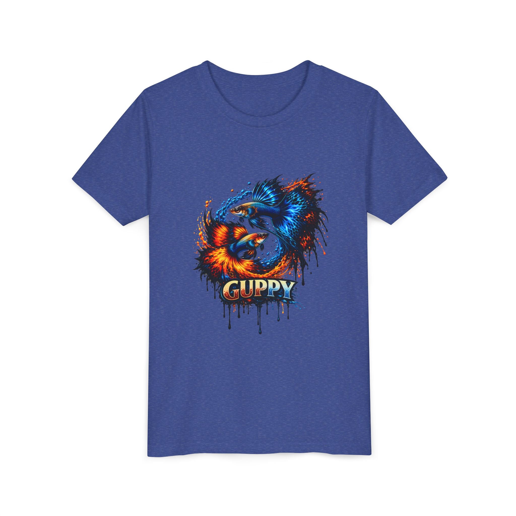 Fire & Ice Guppy – Youth "Neon Flare" Premium Tee