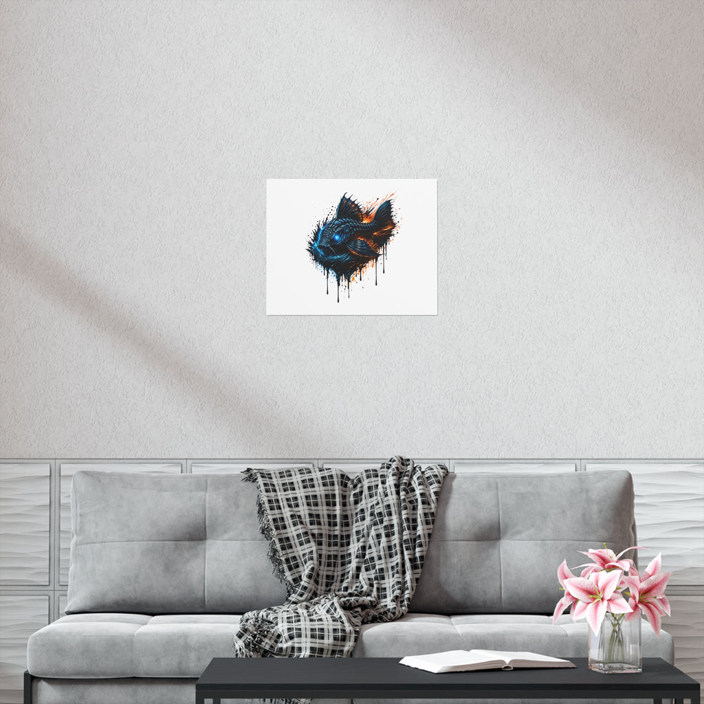 Armored Pleco – Premium Uncoated Matte Poster L-185