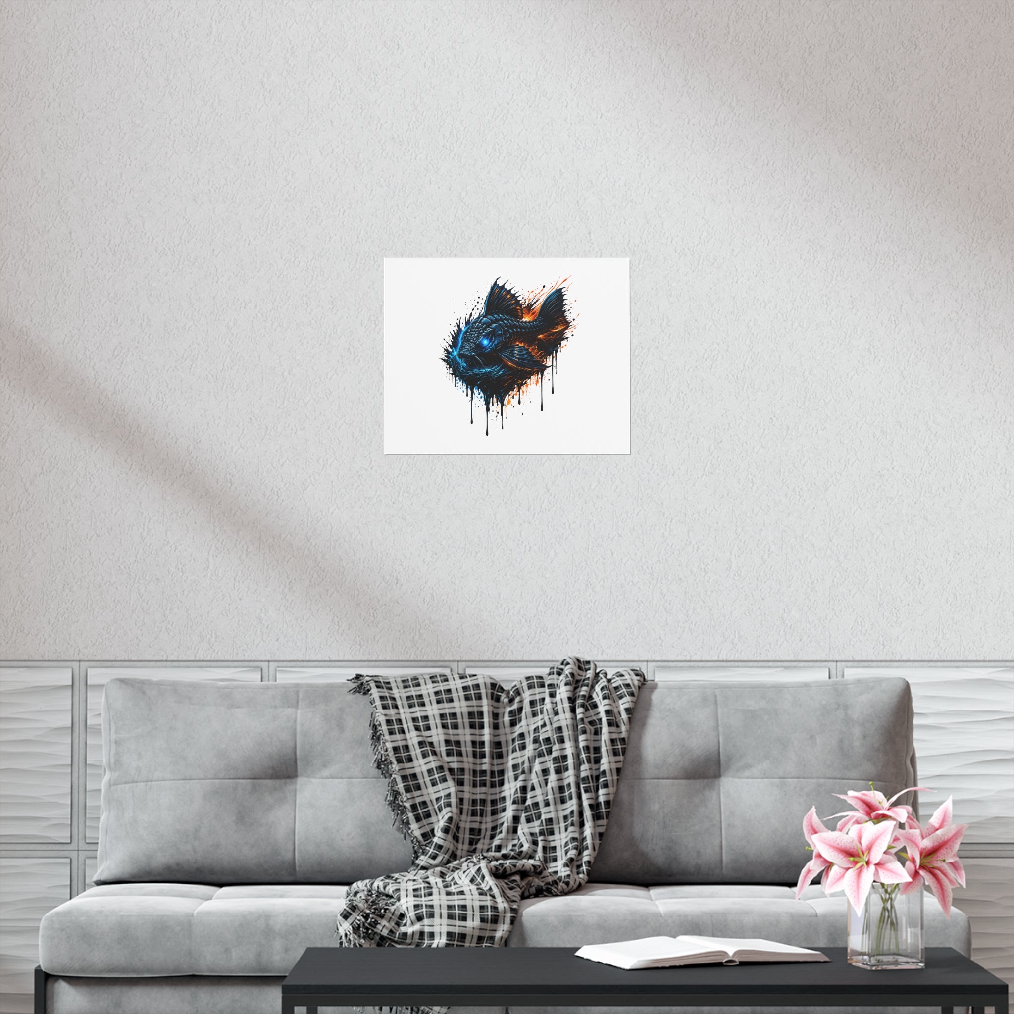 Armored Pleco – Premium Uncoated Matte Poster L-185