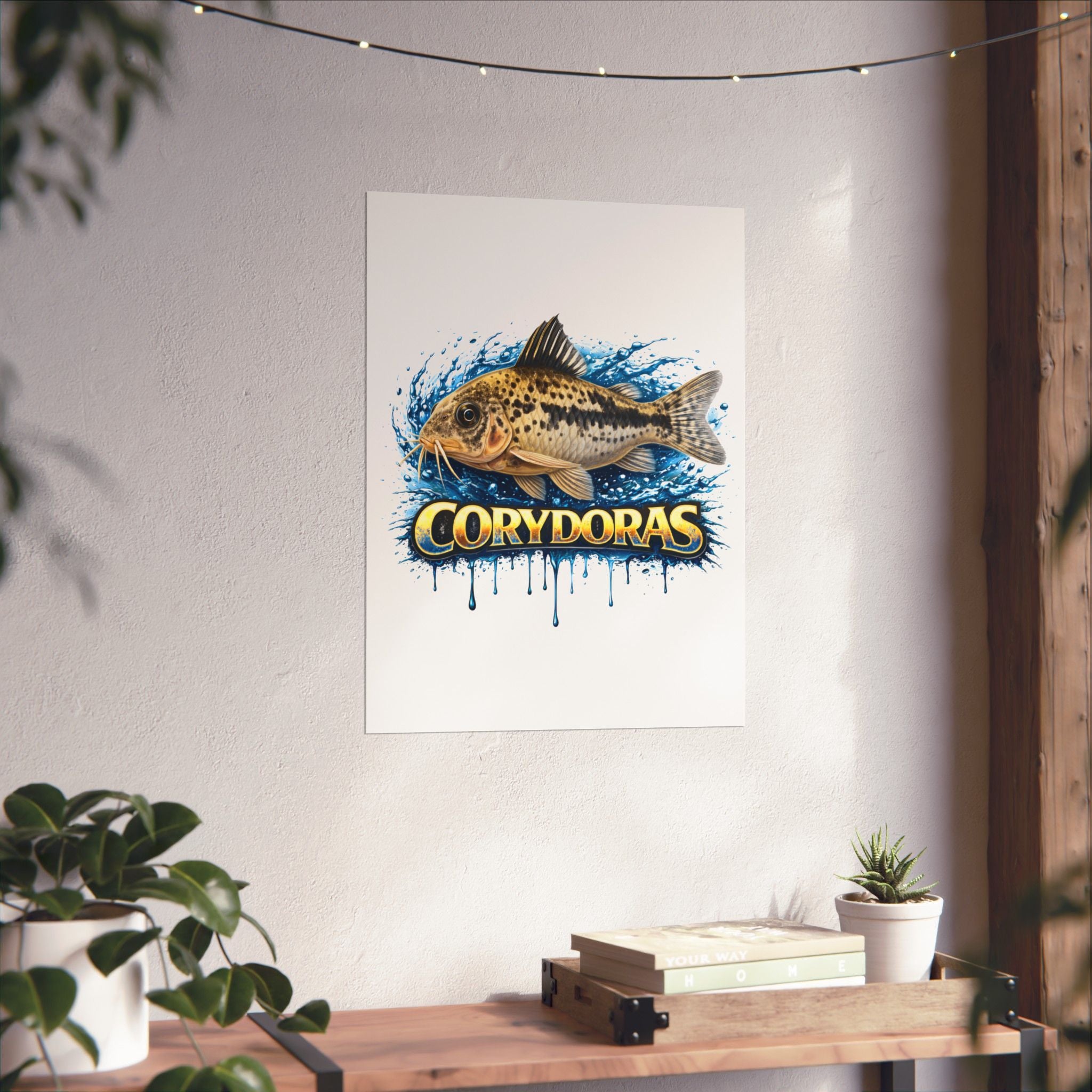 Corydoras Fish Matte Poster — Aquarium Lover Wall Art
