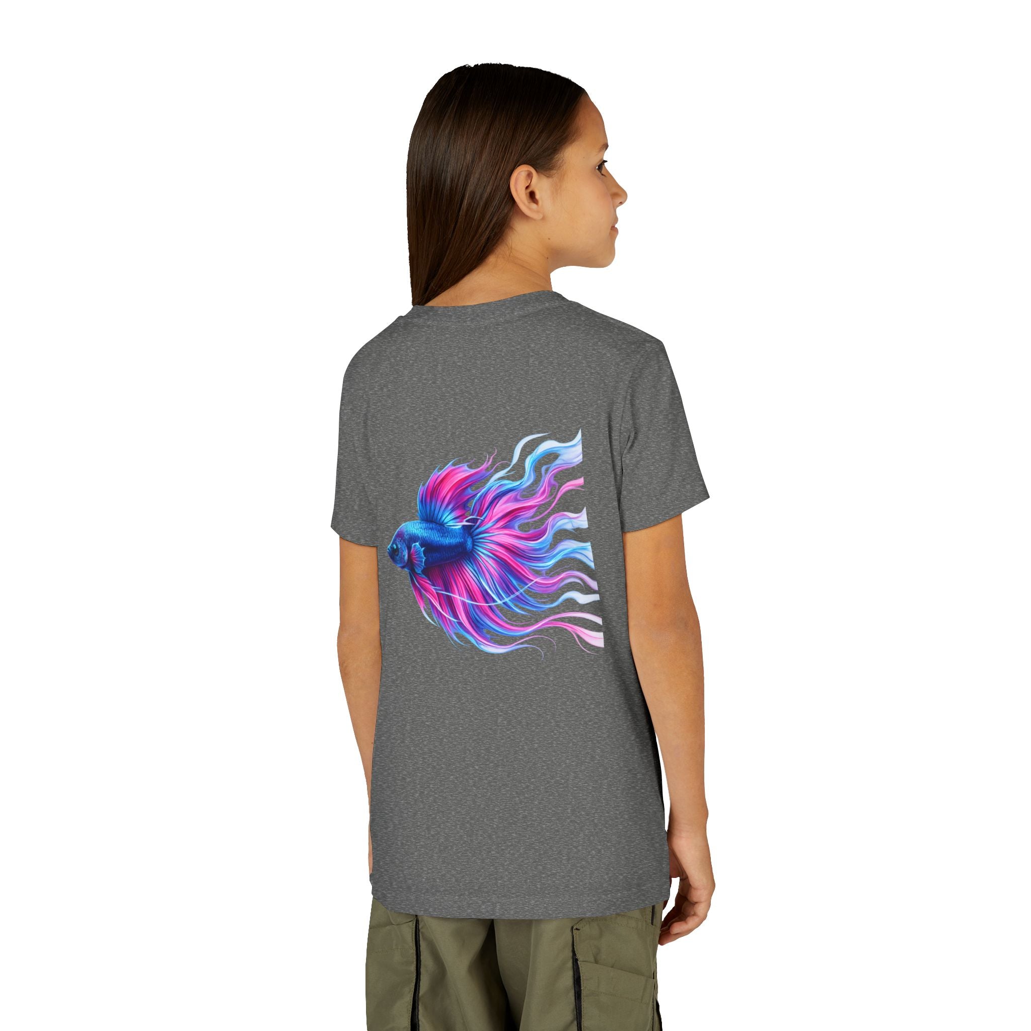 Youth Tee - Colorful Betta Fish Graphic Shirt