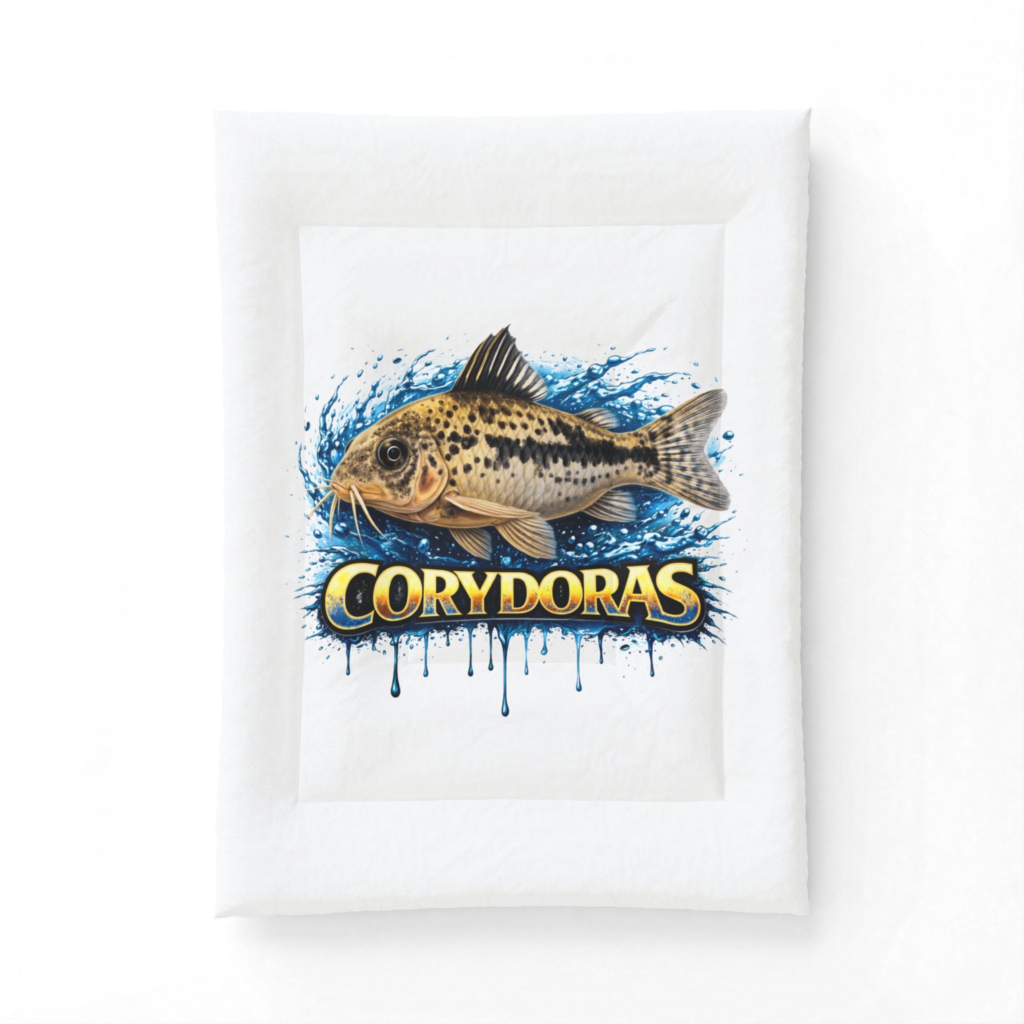 Corydoras Fish Cotton Comforter – Aquatic Aquarium Lover Bedding