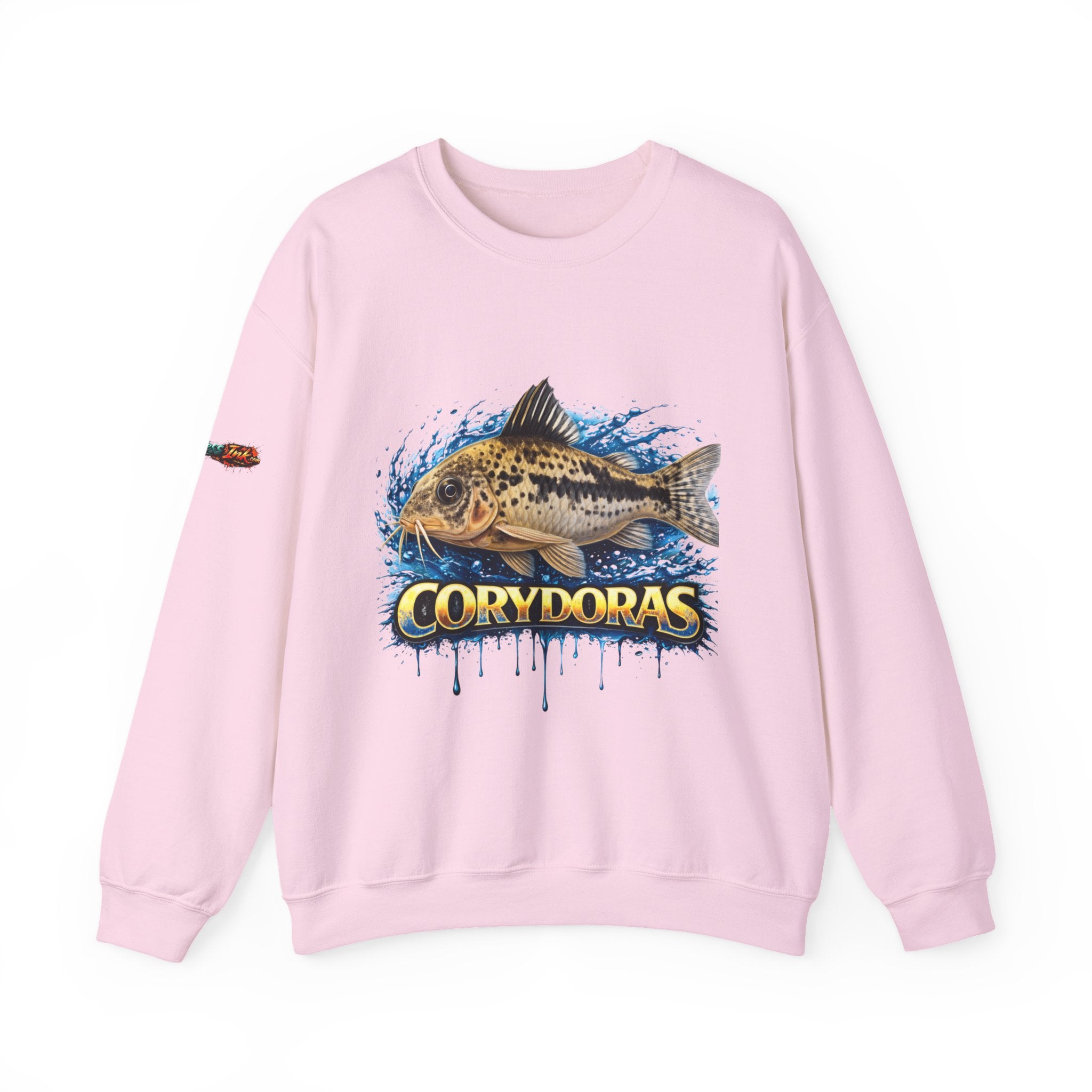 Peppered Corydoras Fish Crewneck Sweatshirt – Aquatic Aquarium Lover Tee