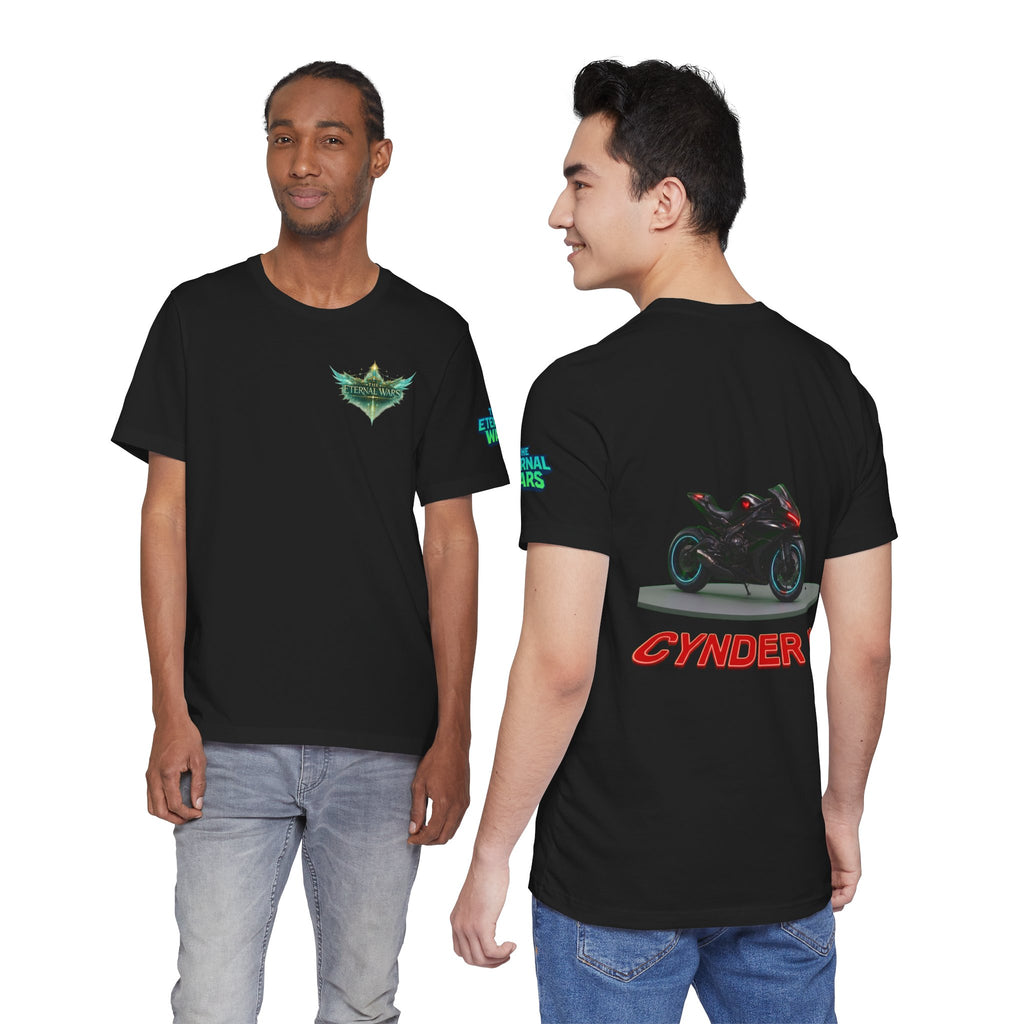 The Eternal Wars Motorcycle Tee — Cynder V Sportbike Graphic Shirt