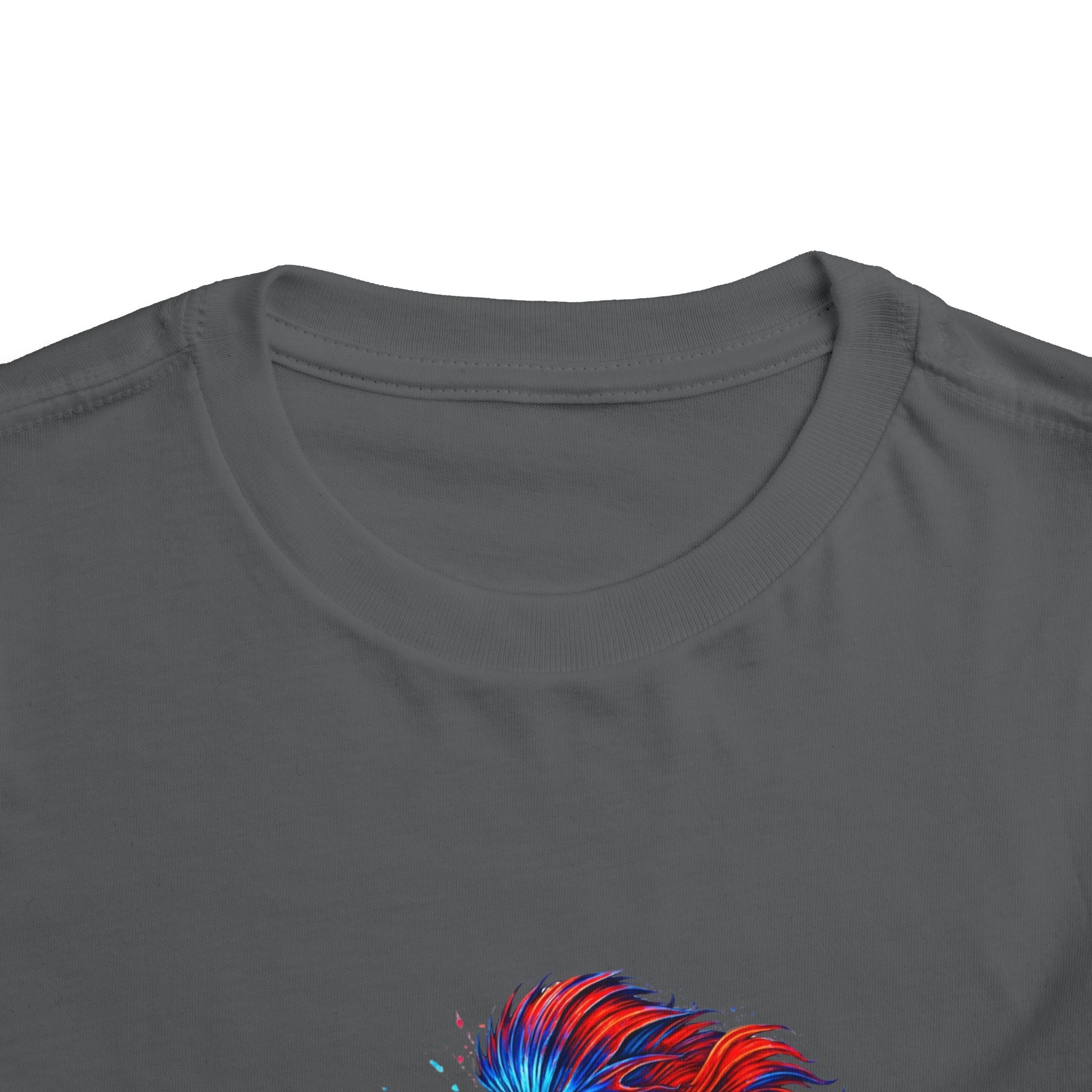 Toddler Tee - 'Fierce Betta' Colorful Betta Fish Graphic Shirt for Kids