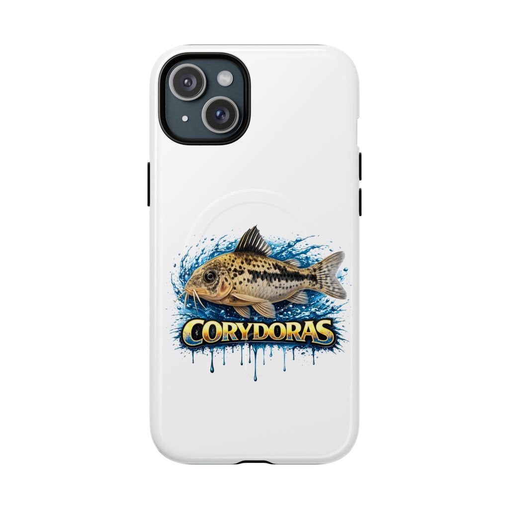Corydoras Tough Magnetic Phone Case — Protective Fish Aquarium Design