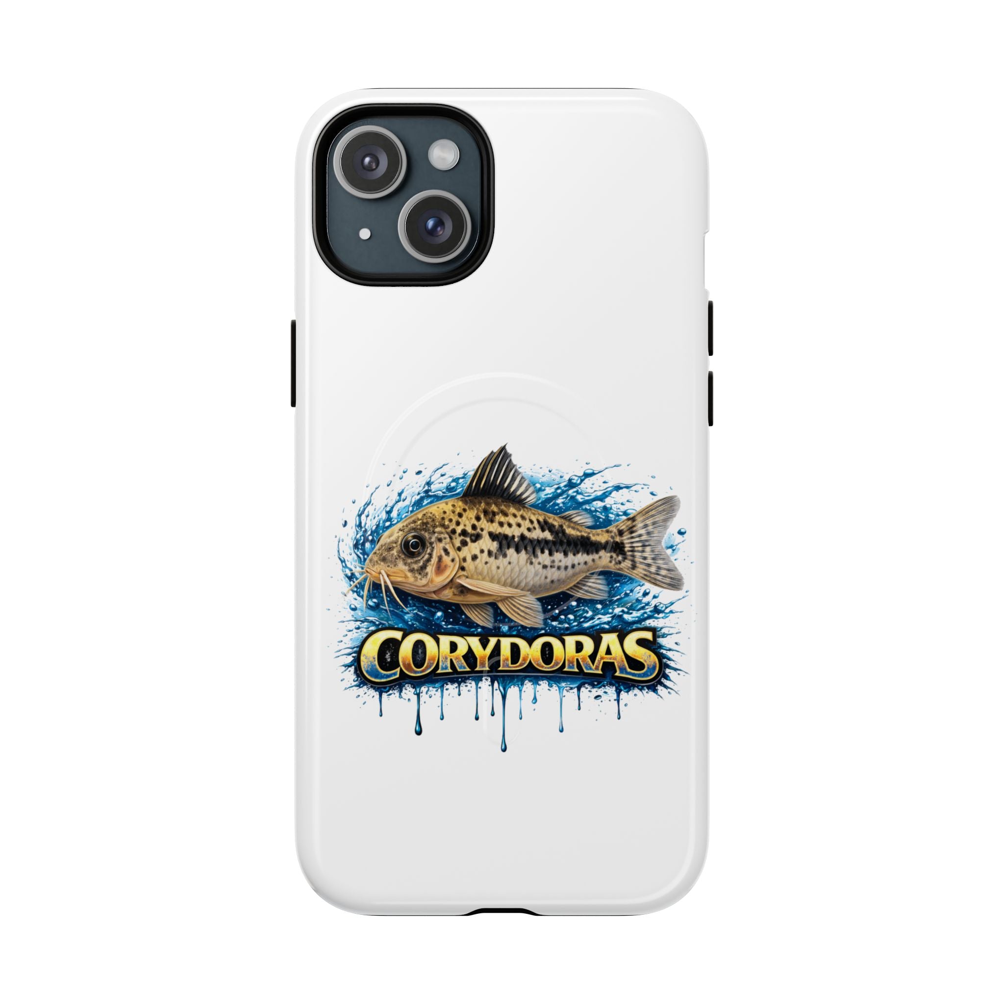 Corydoras Tough Magnetic Phone Case — Protective Fish Aquarium Design