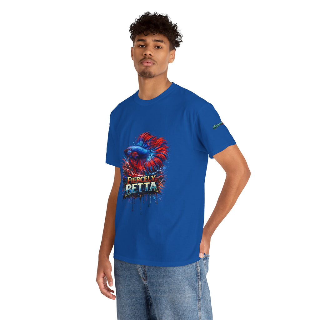 Betta Fish T-Shirt — Fiercely Betta Colorful Aquarium Fish Tee