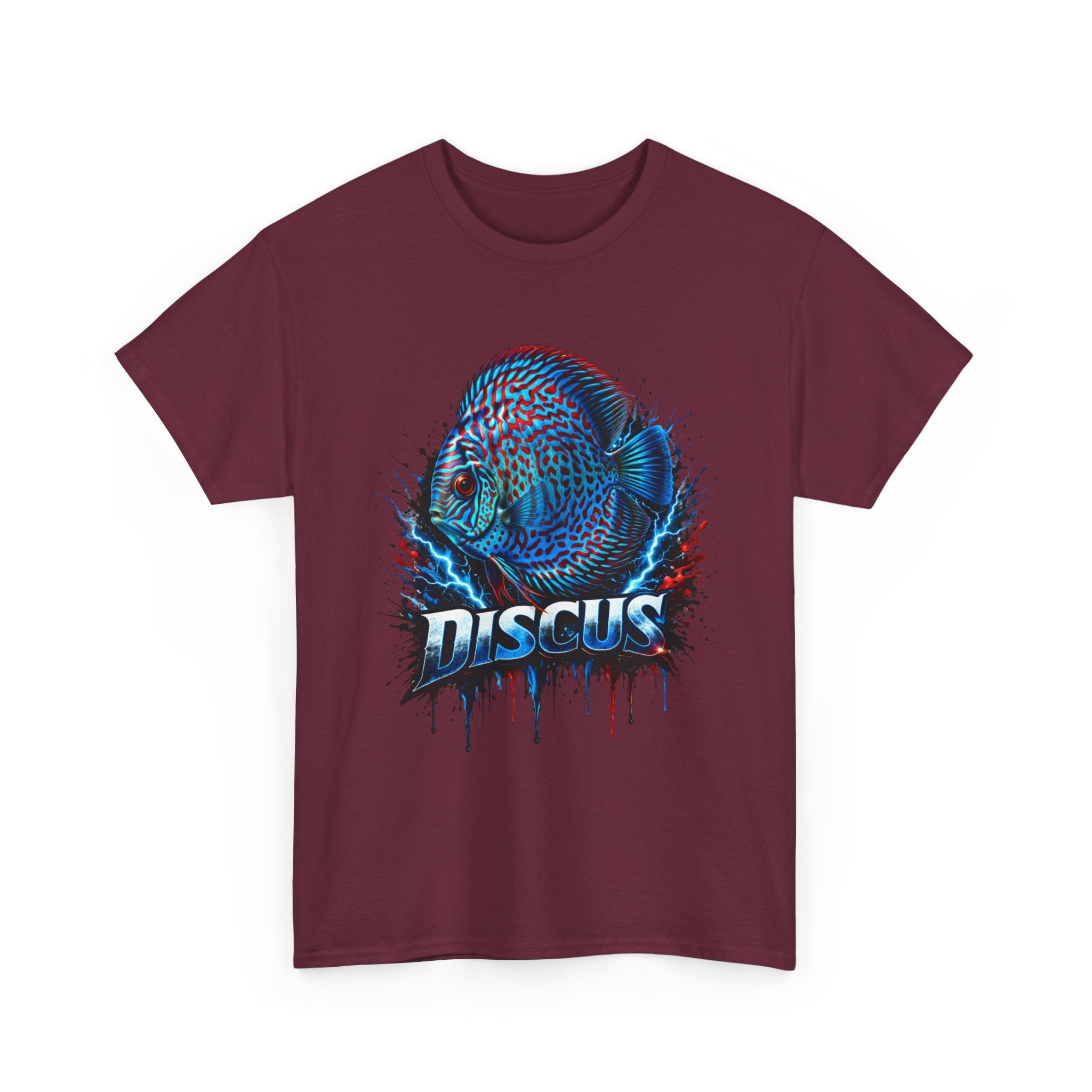 Discus Fish Graphic Tee - Vibrant Aquarium Fish Shirt