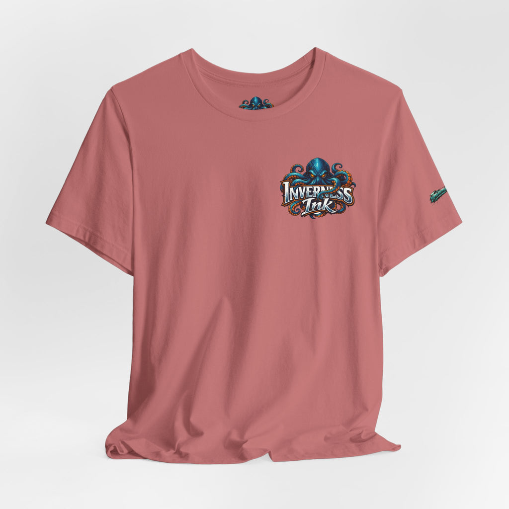 Betta Fish Graphic Tee — Vibrant Blue & Pink Aquatic Art T‑Shirt