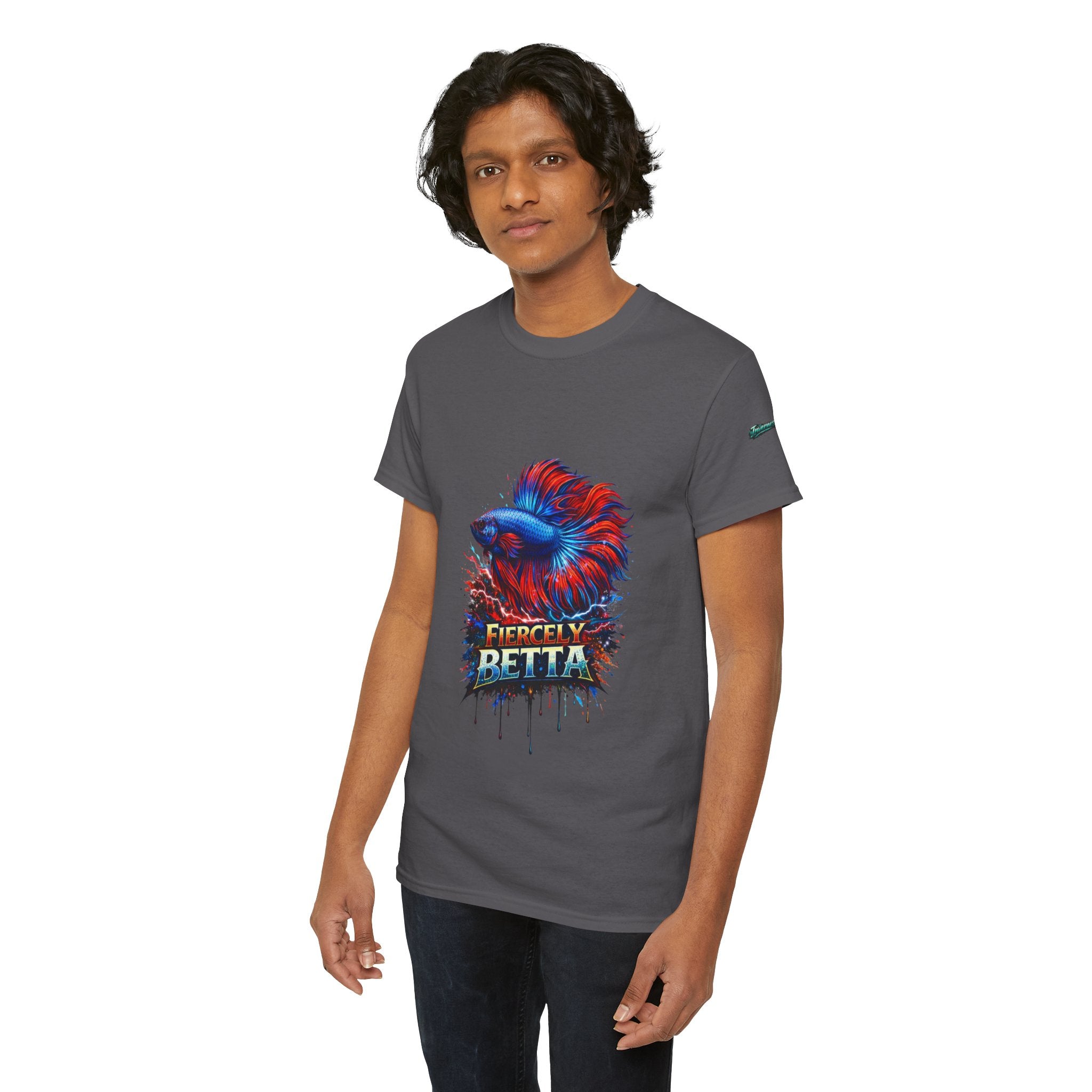 Betta Fish T-Shirt — Fiercely Betta Colorful Aquarium Fish Tee