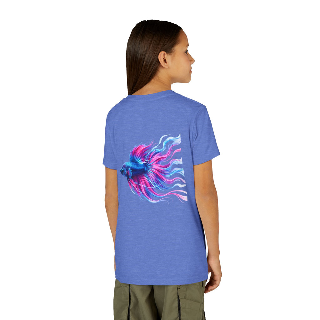Youth Tee - Colorful Betta Fish Graphic Shirt