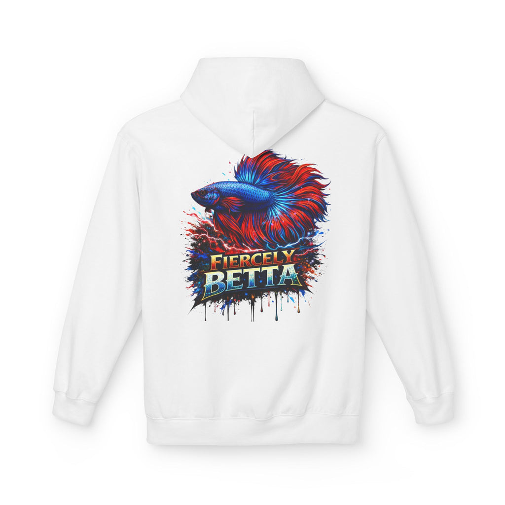 Fiercely Betta Hoodie – Colorful Betta Fish Graphic Pullover