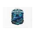 Blue Phantom Pleco L-128 – Premium Uncoated Matte Poster