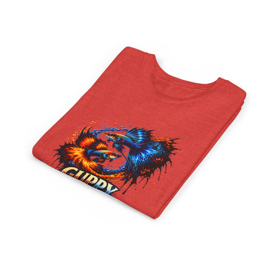 Fire & Ice Guppy – Youth "Neon Flare" Premium Tee