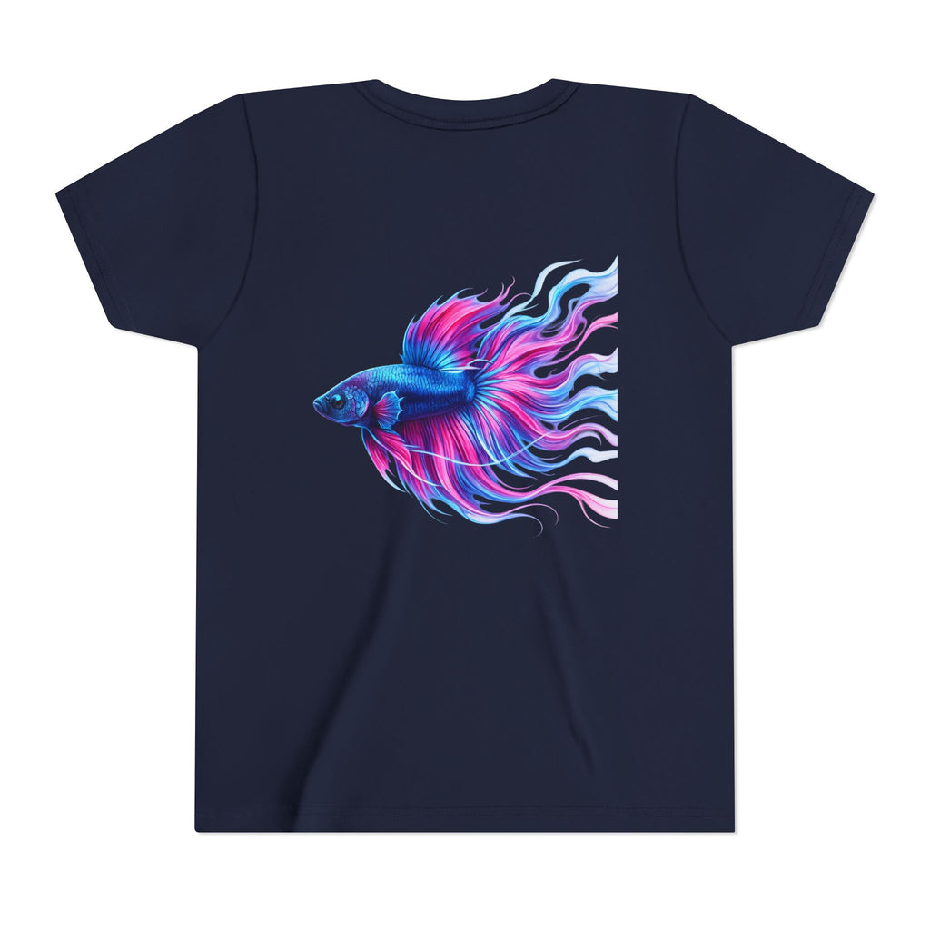Youth Tee - Colorful Betta Fish Graphic Shirt