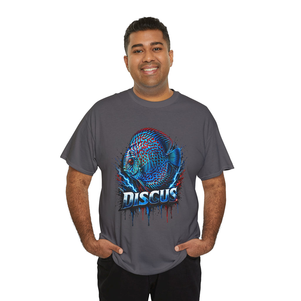 Discus Fish Graphic Tee - Vibrant Aquarium Fish Shirt
