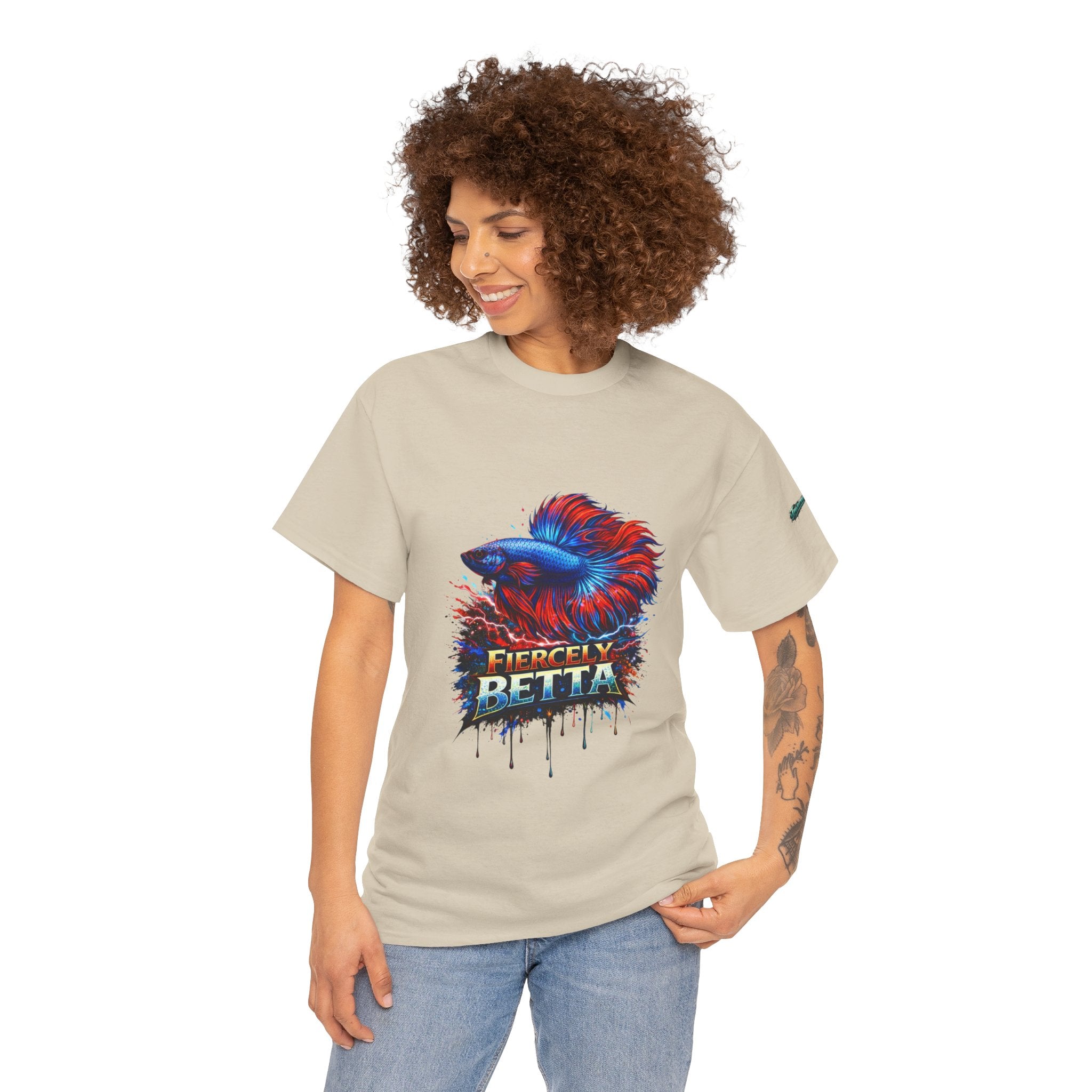 Betta Fish T-Shirt — Fiercely Betta Colorful Aquarium Fish Tee
