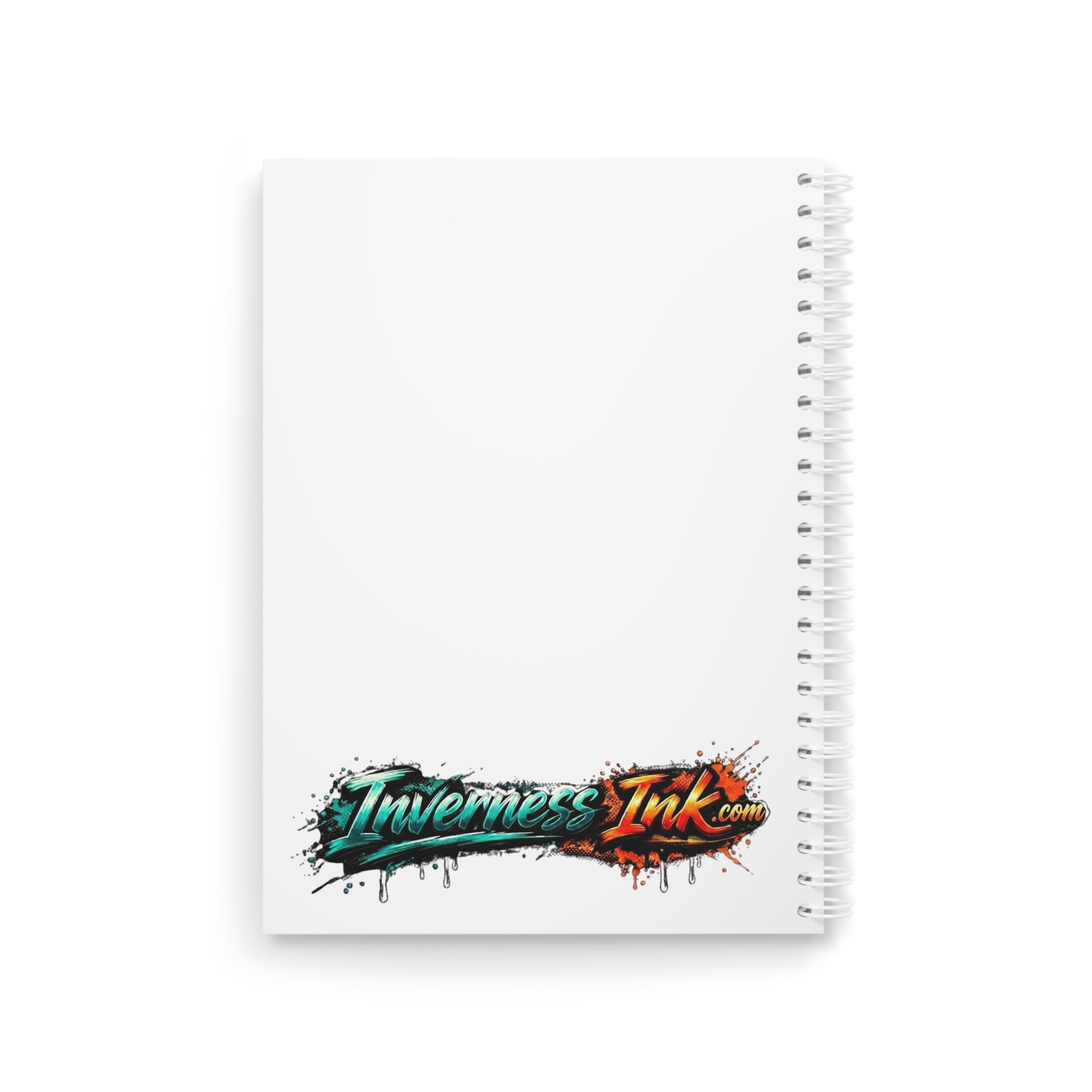 Angelfish Spiral Notebook — Colorful Aquarium Fish Journal with Ink-Style Logo