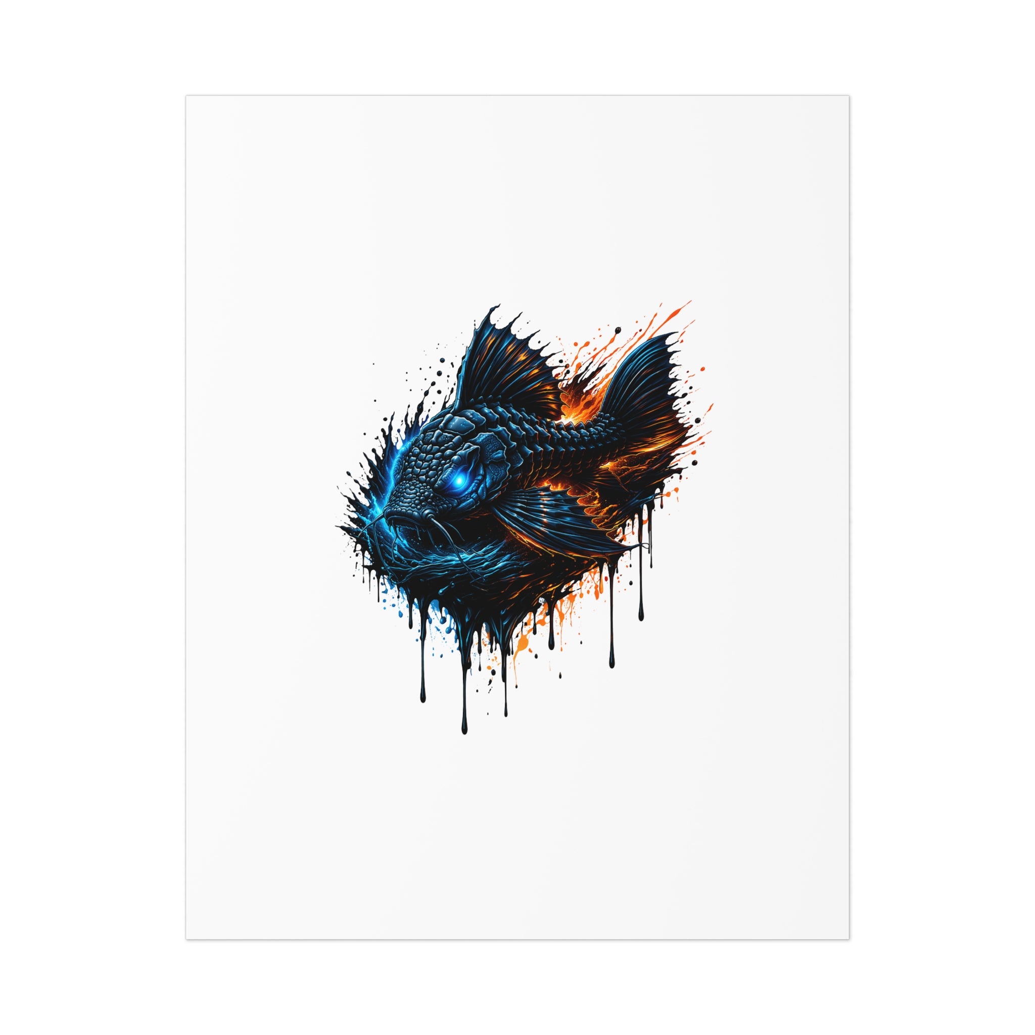 Armored Pleco – Premium Uncoated Matte Poster L-185