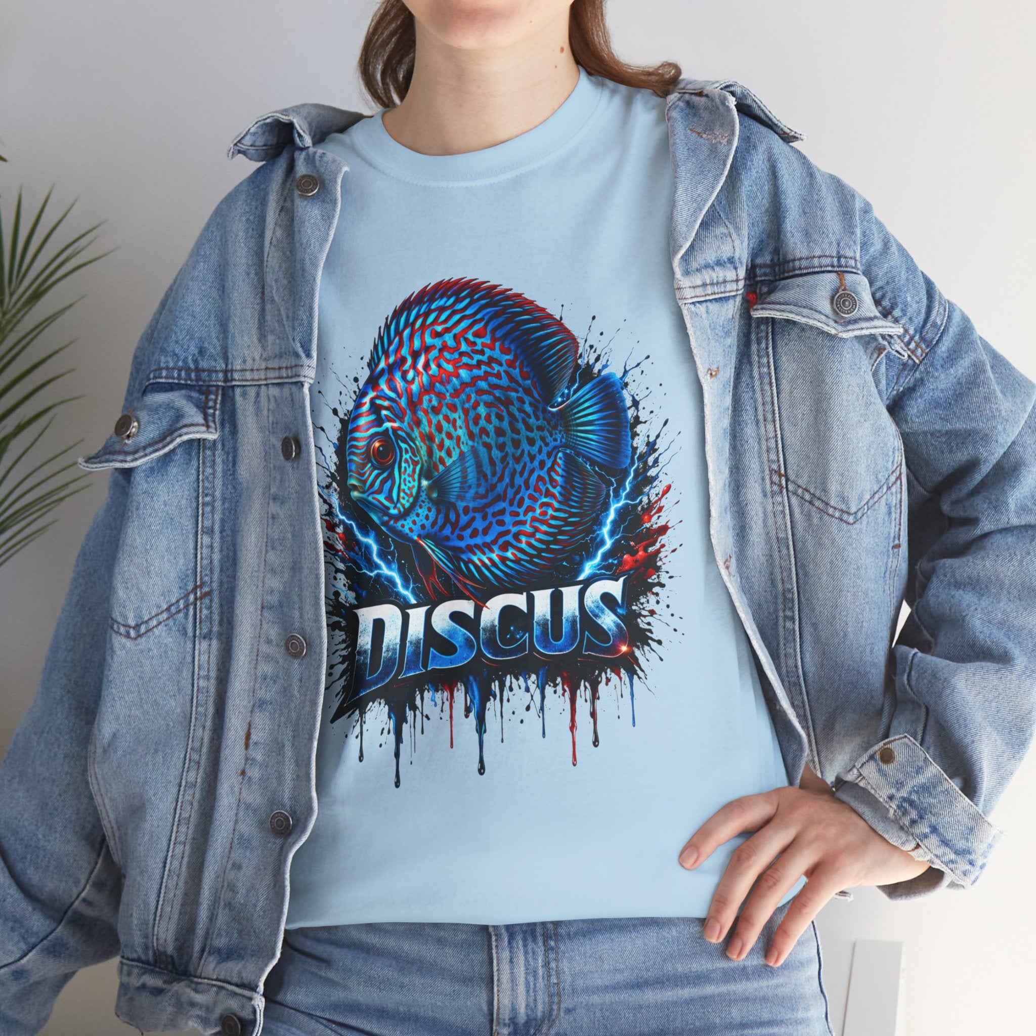 Discus Fish Graphic Tee - Vibrant Aquarium Fish Shirt