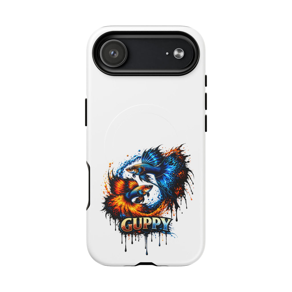 Fire & Ice Guppy – "Neon Flare" Magnetic Impact Case