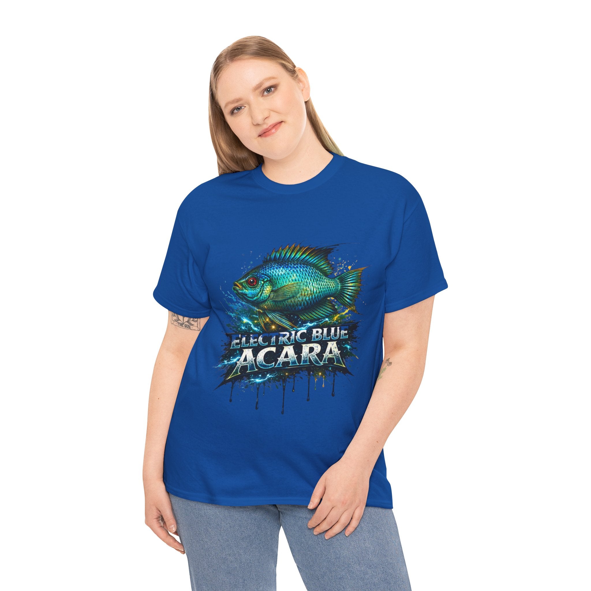 Electric Blue Acara – Premium Graphic Tee