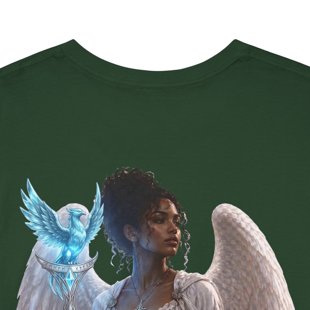 The Eternal Wars Graphic Tee – "Cambria" Winged Warrior Shirt