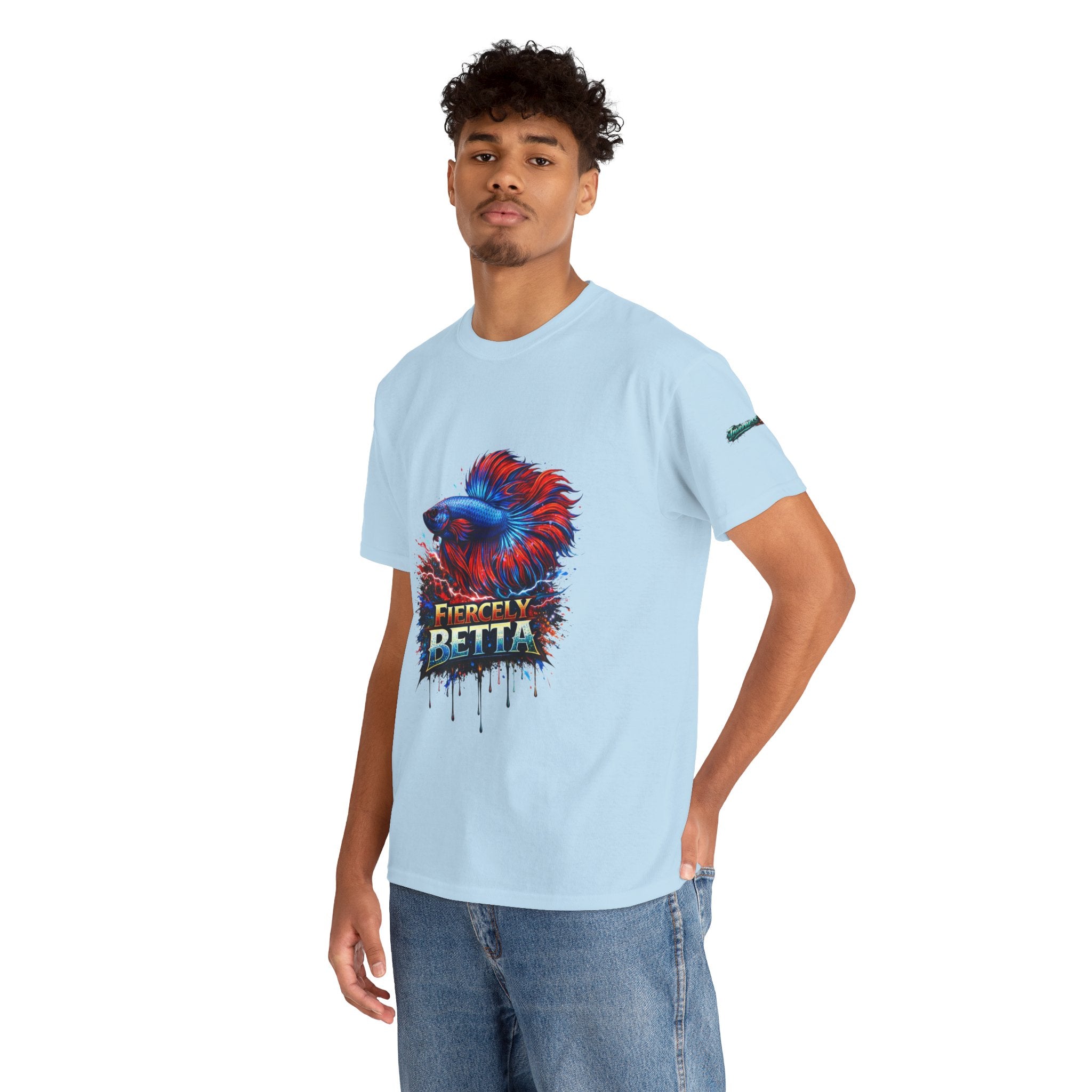 Betta Fish T-Shirt — Fiercely Betta Colorful Aquarium Fish Tee
