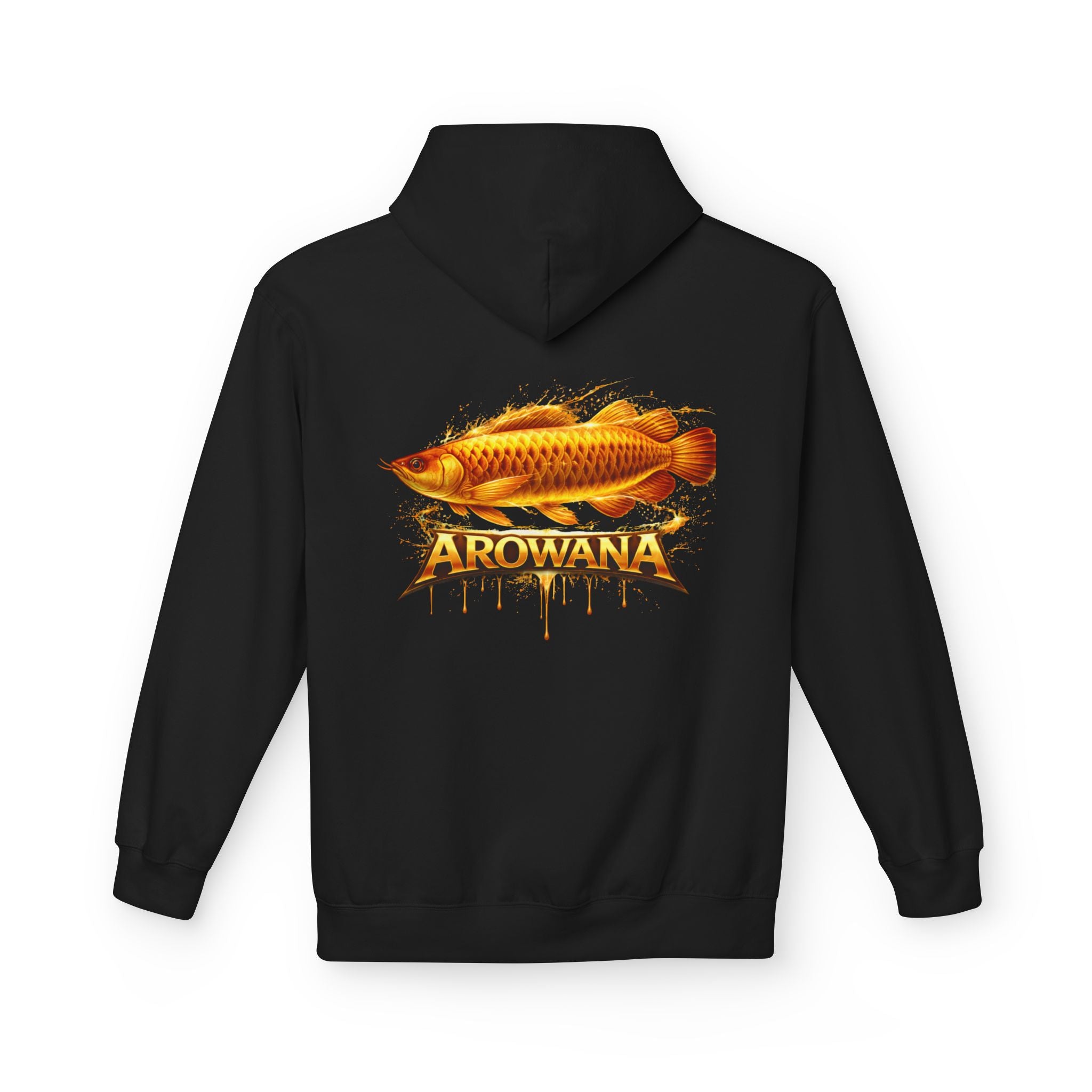 Arowana Fish Graphic Hoodie – Golden Arowana Design