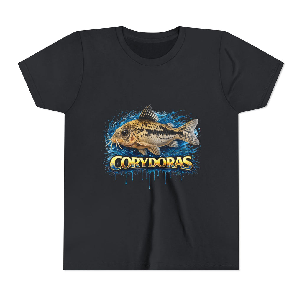 Corydoras Fish Youth Tee – Cute Aquarium Catfish Graphic Shirt
