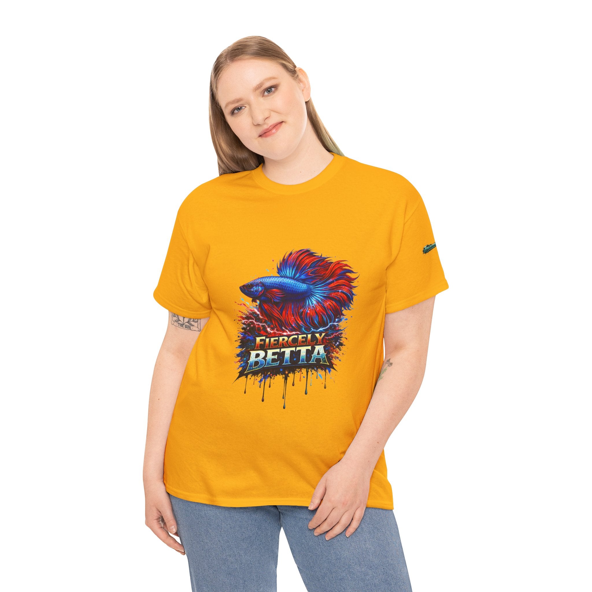 Betta Fish T-Shirt — Fiercely Betta Colorful Aquarium Fish Tee