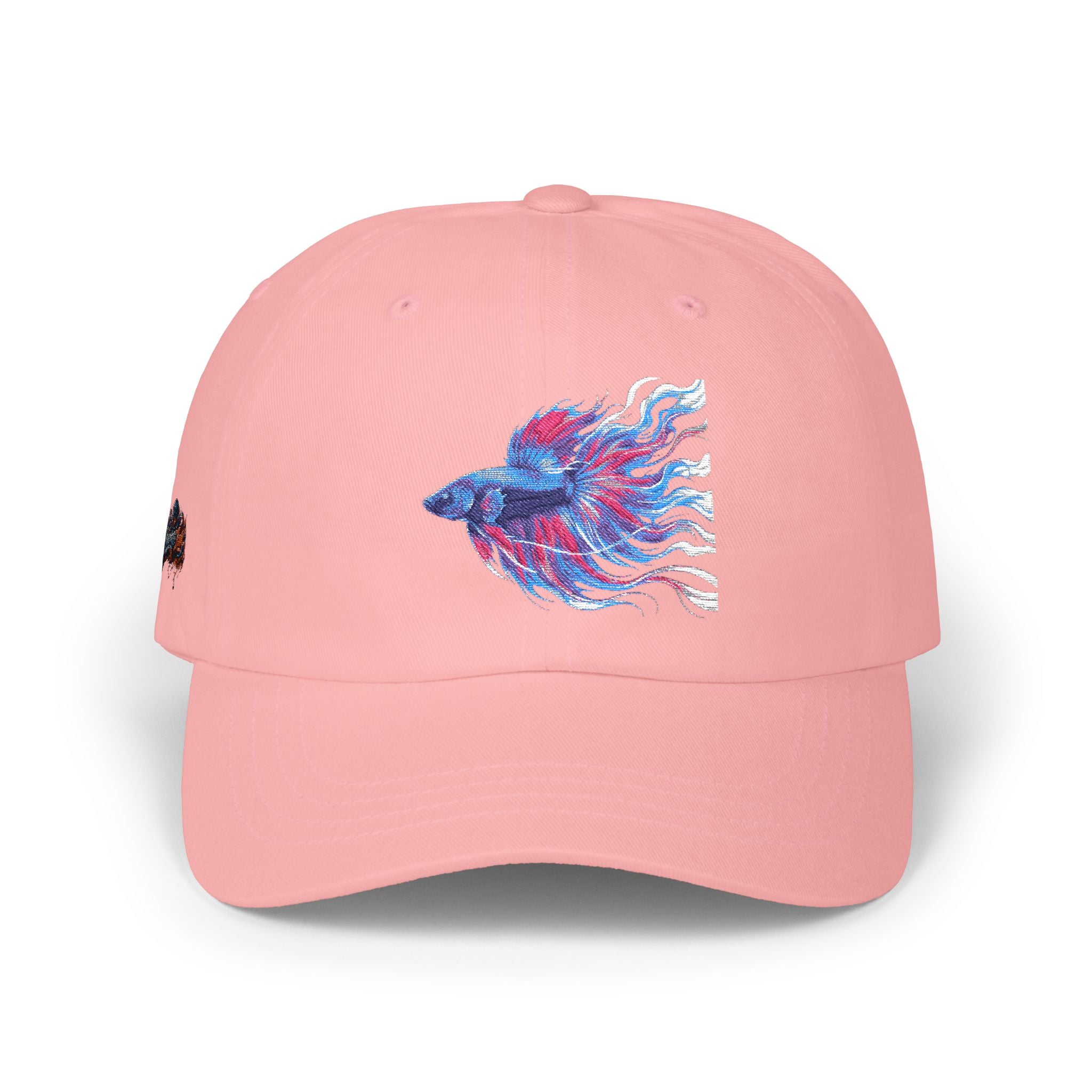 Betta Fish Dad Cap – Embroidered Color Splash Fish Baseball Hat