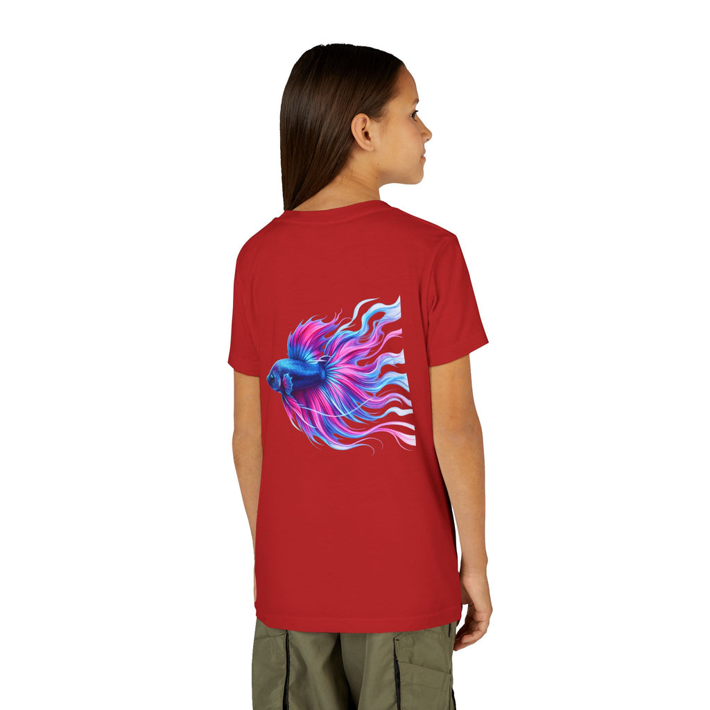 Youth Tee - Colorful Betta Fish Graphic Shirt
