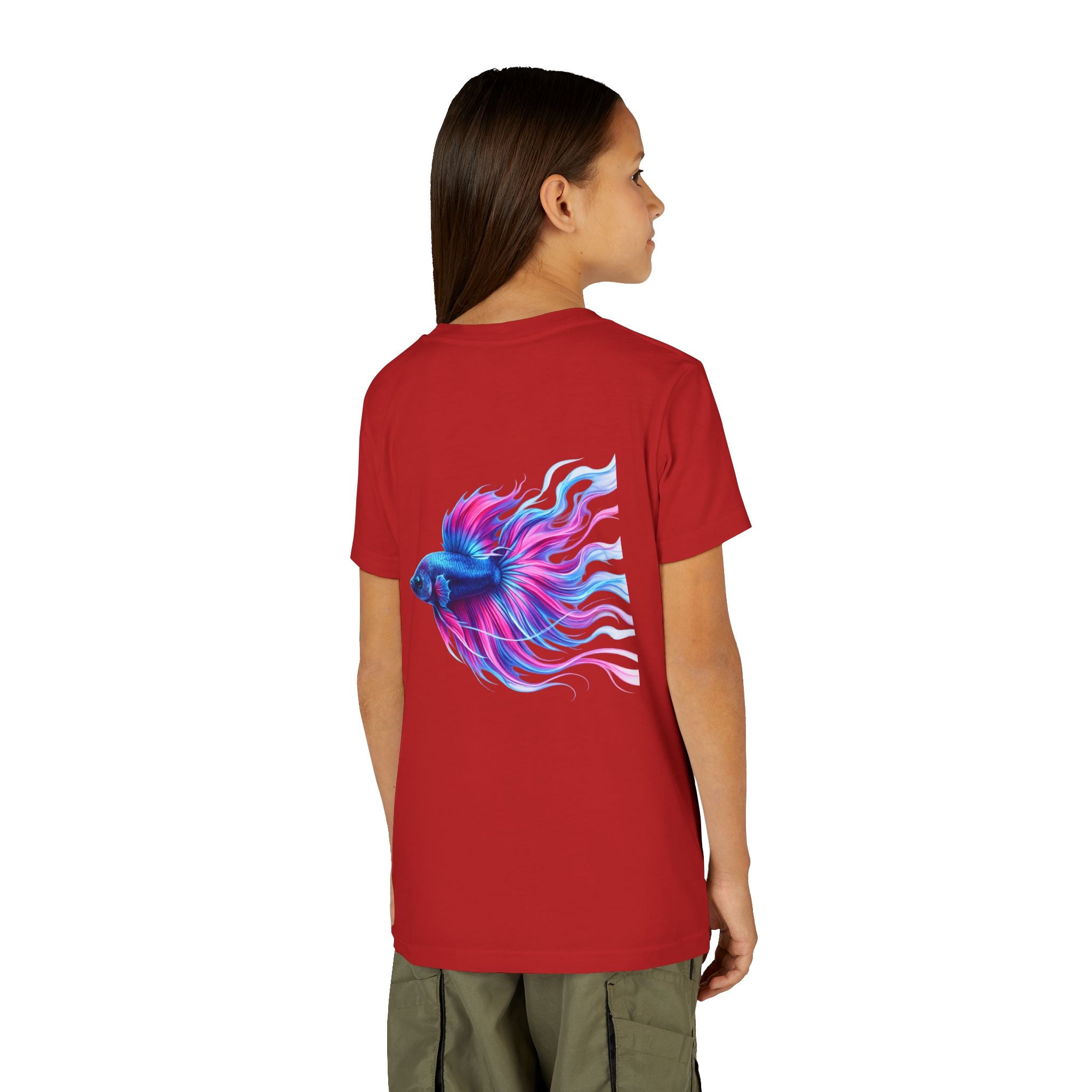 Youth Tee - Colorful Betta Fish Graphic Shirt