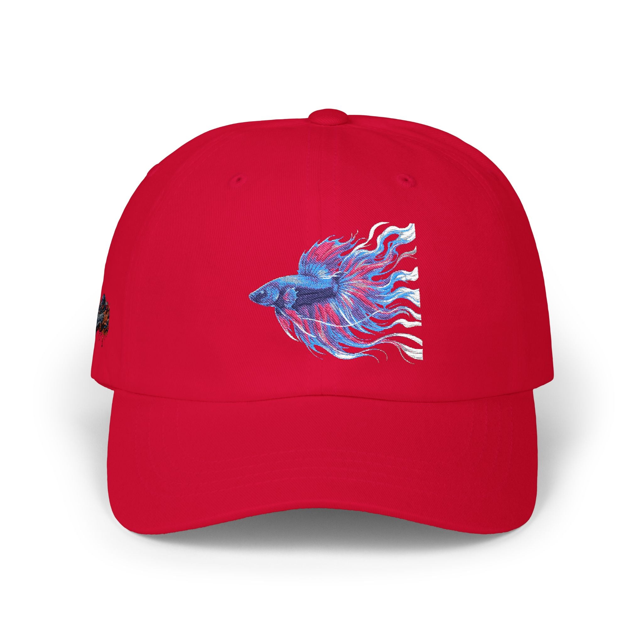 Betta Fish Dad Cap – Embroidered Color Splash Fish Baseball Hat