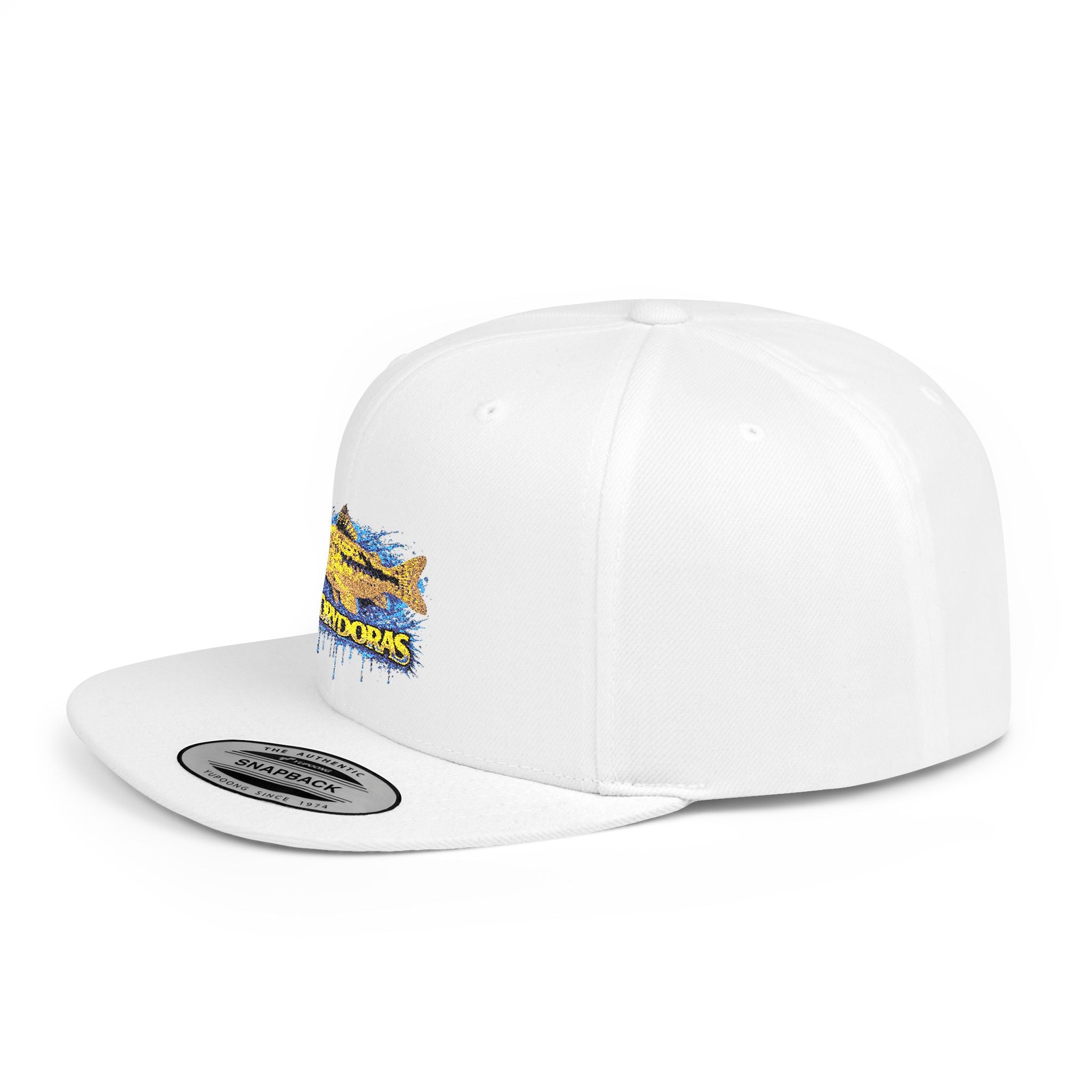 Corydoras Catfish Splash Flat Bill Snapback Hat
