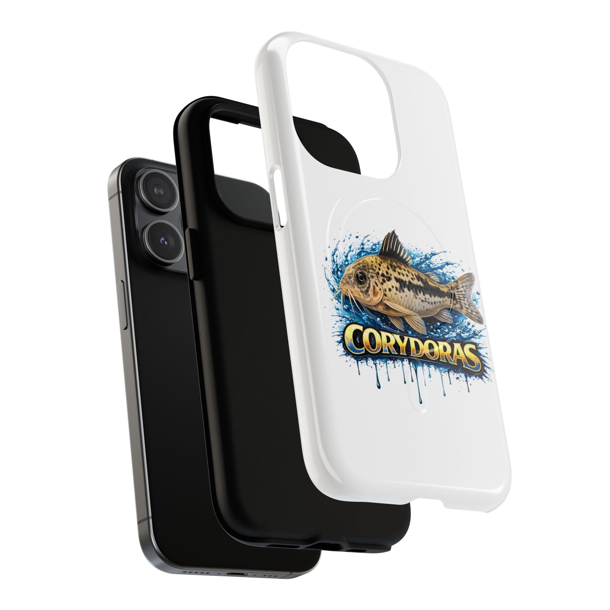 Corydoras Tough Magnetic Phone Case — Protective Fish Aquarium Design