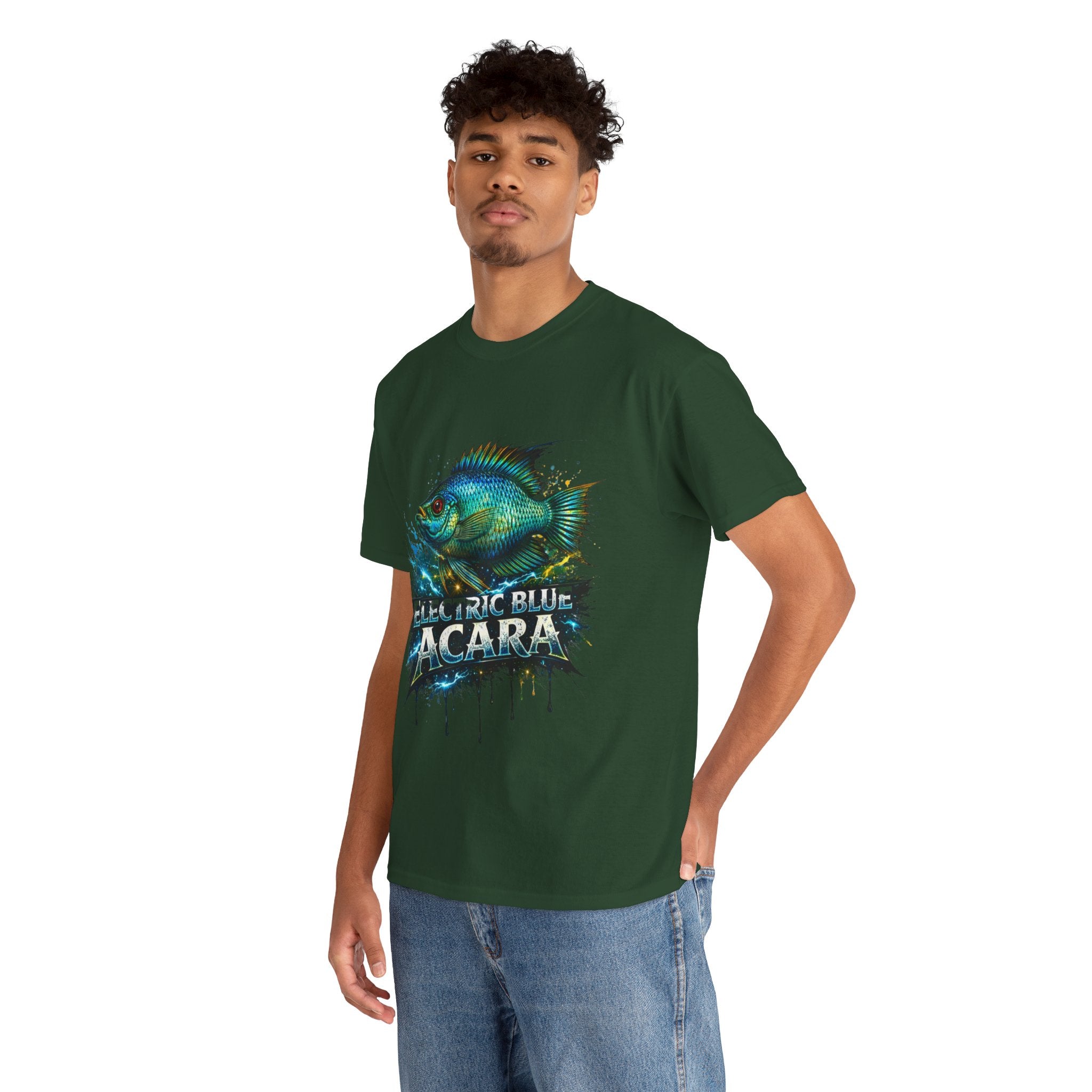 Electric Blue Acara – Premium Graphic Tee