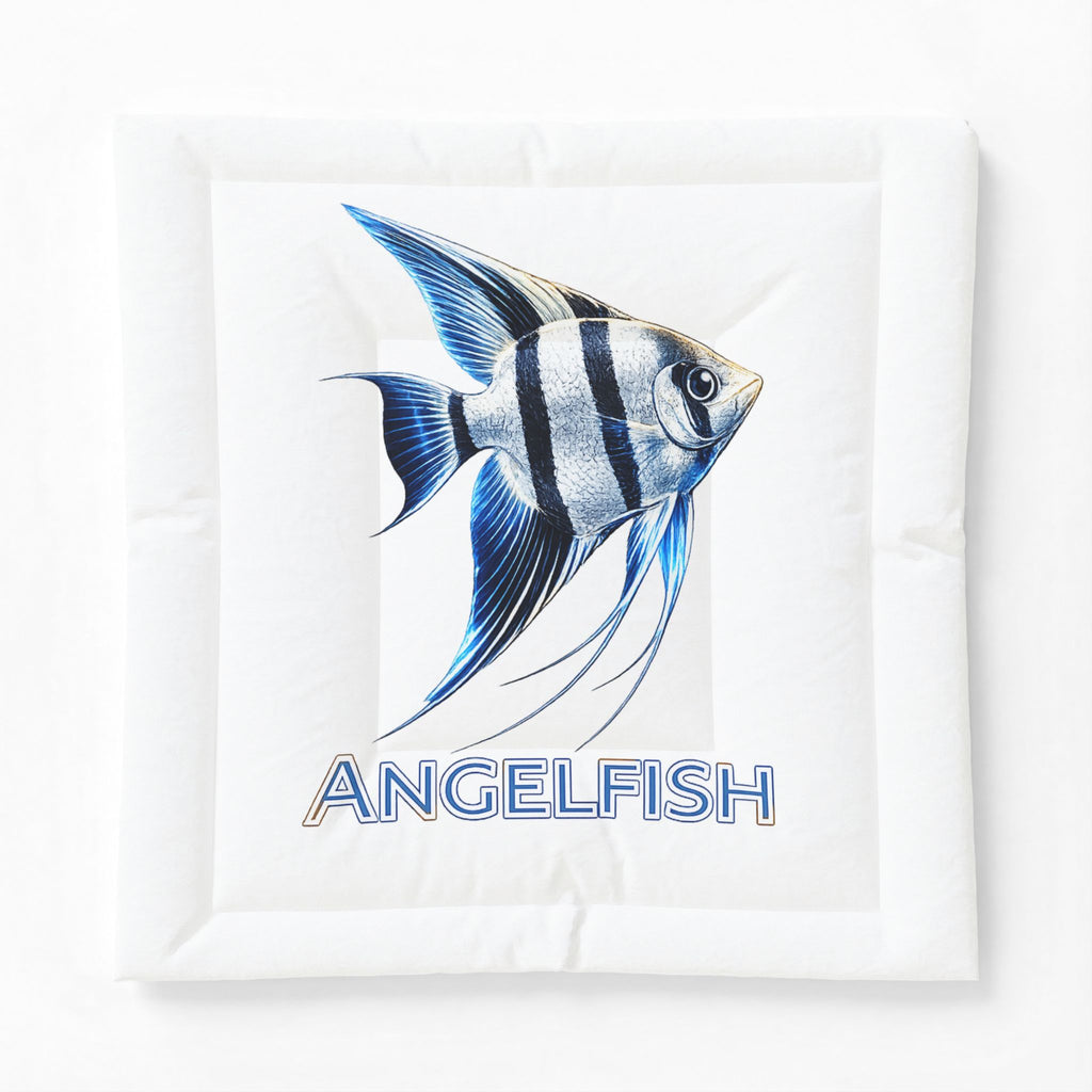 Angelfish Cotton Comforter – Coastal Blue Fish Bedding