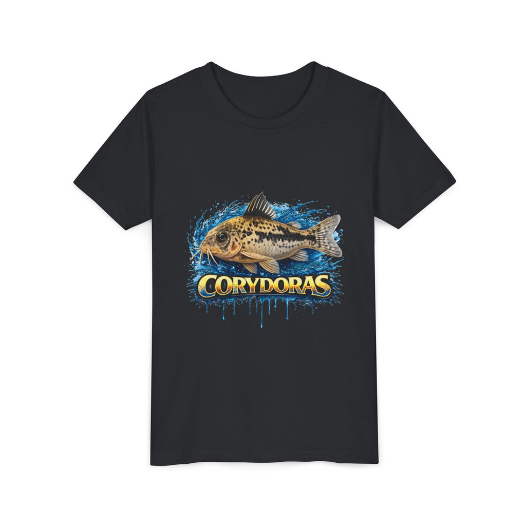 Corydoras Fish Youth Tee – Cute Aquarium Catfish Graphic Shirt