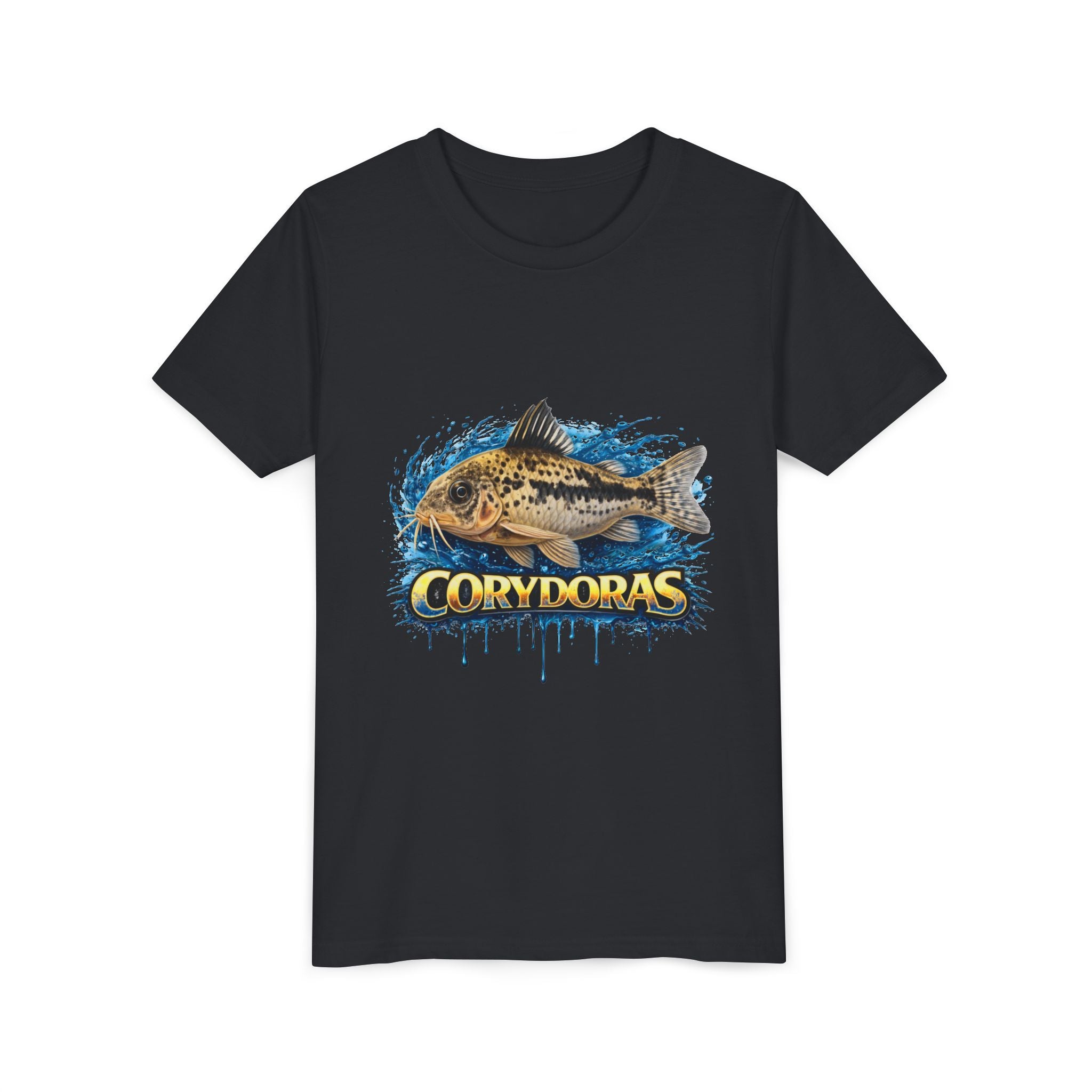 Corydoras Fish Youth Tee – Cute Aquarium Catfish Graphic Shirt