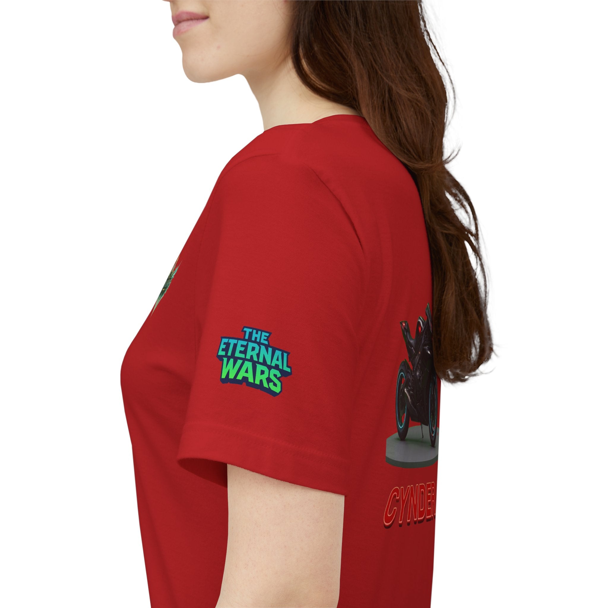 The Eternal Wars Motorcycle Tee — Cynder V Sportbike Graphic Shirt